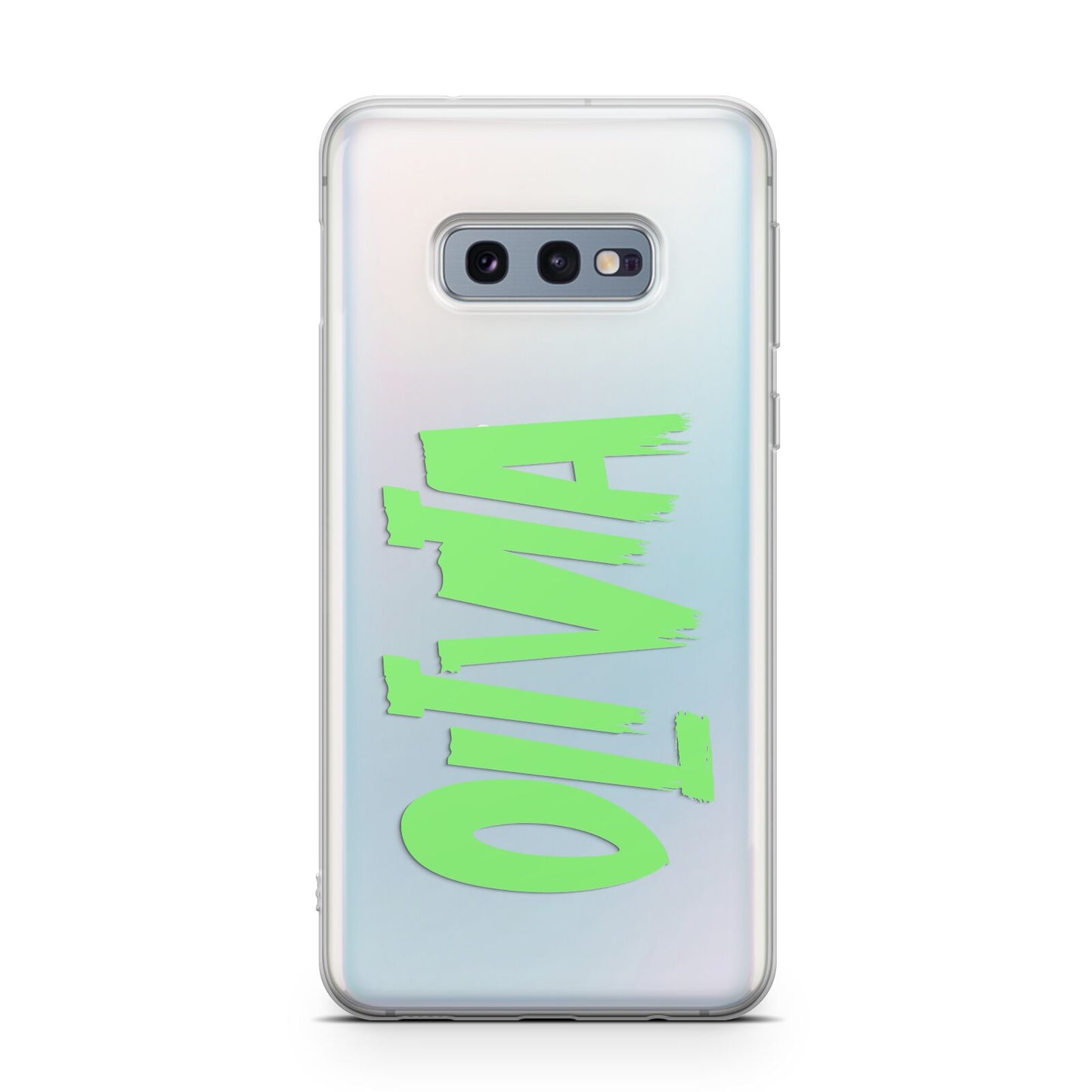 Personalised Name Green Spooky Samsung Galaxy S10E Case