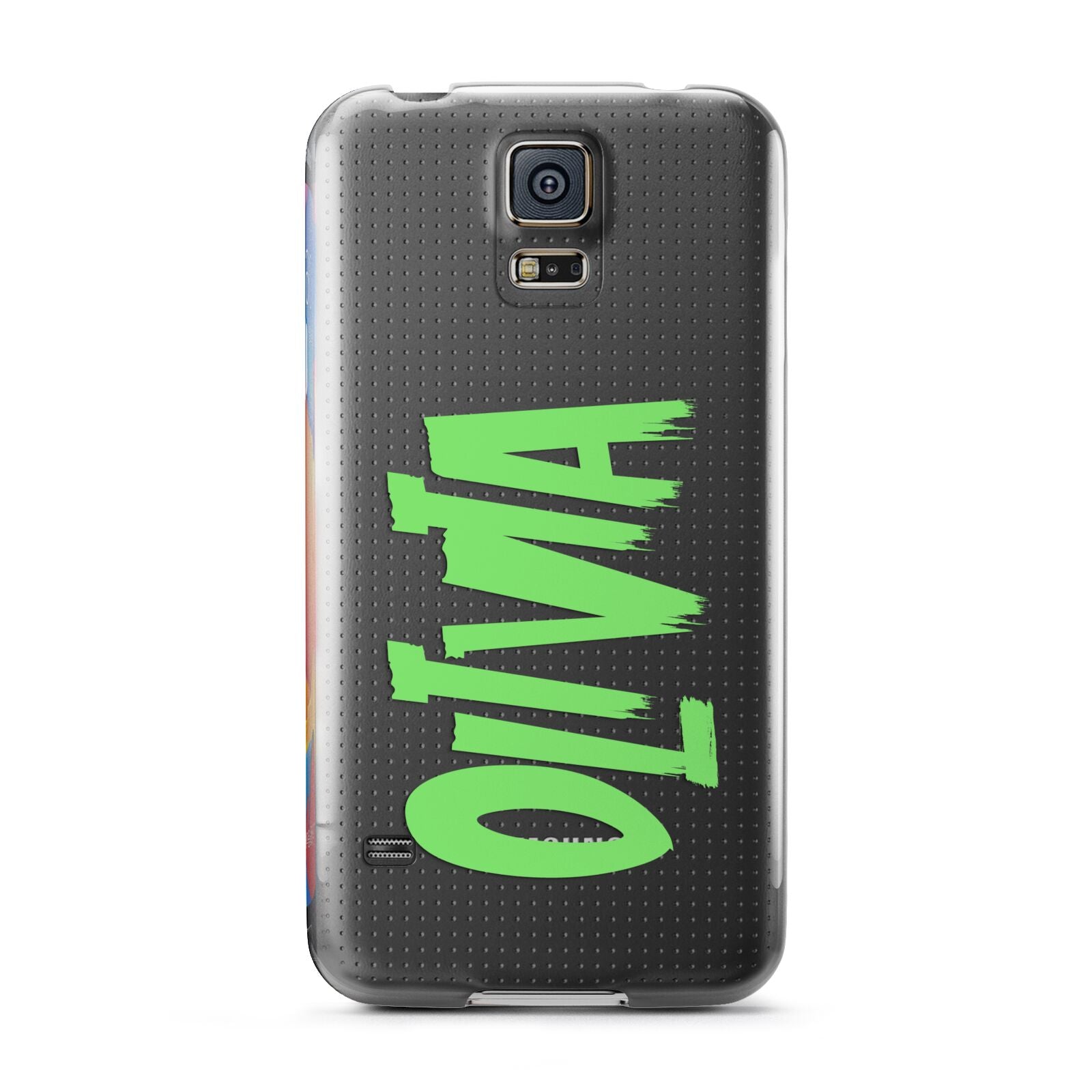 Personalised Name Green Spooky Samsung Galaxy S5 Case