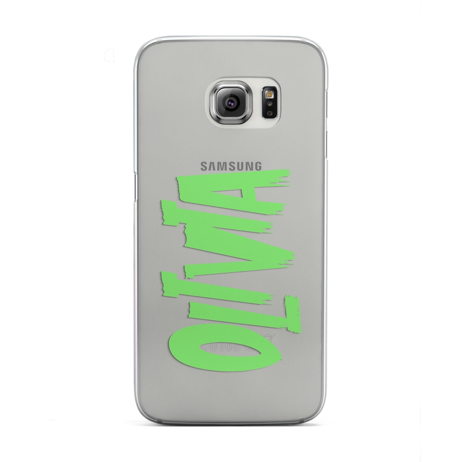 Personalised Name Green Spooky Samsung Galaxy S6 Edge Case