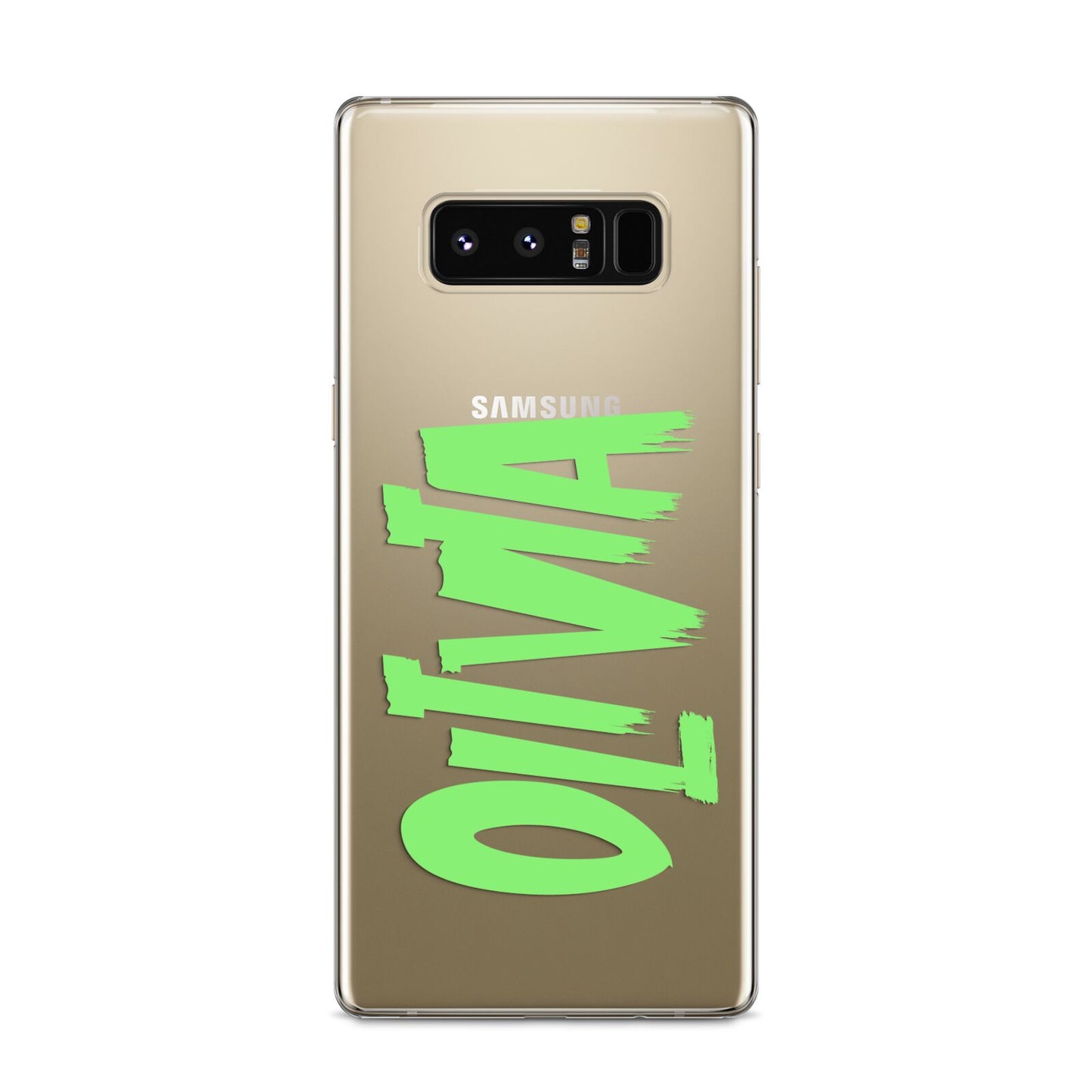 Personalised Name Green Spooky Samsung Galaxy S8 Case