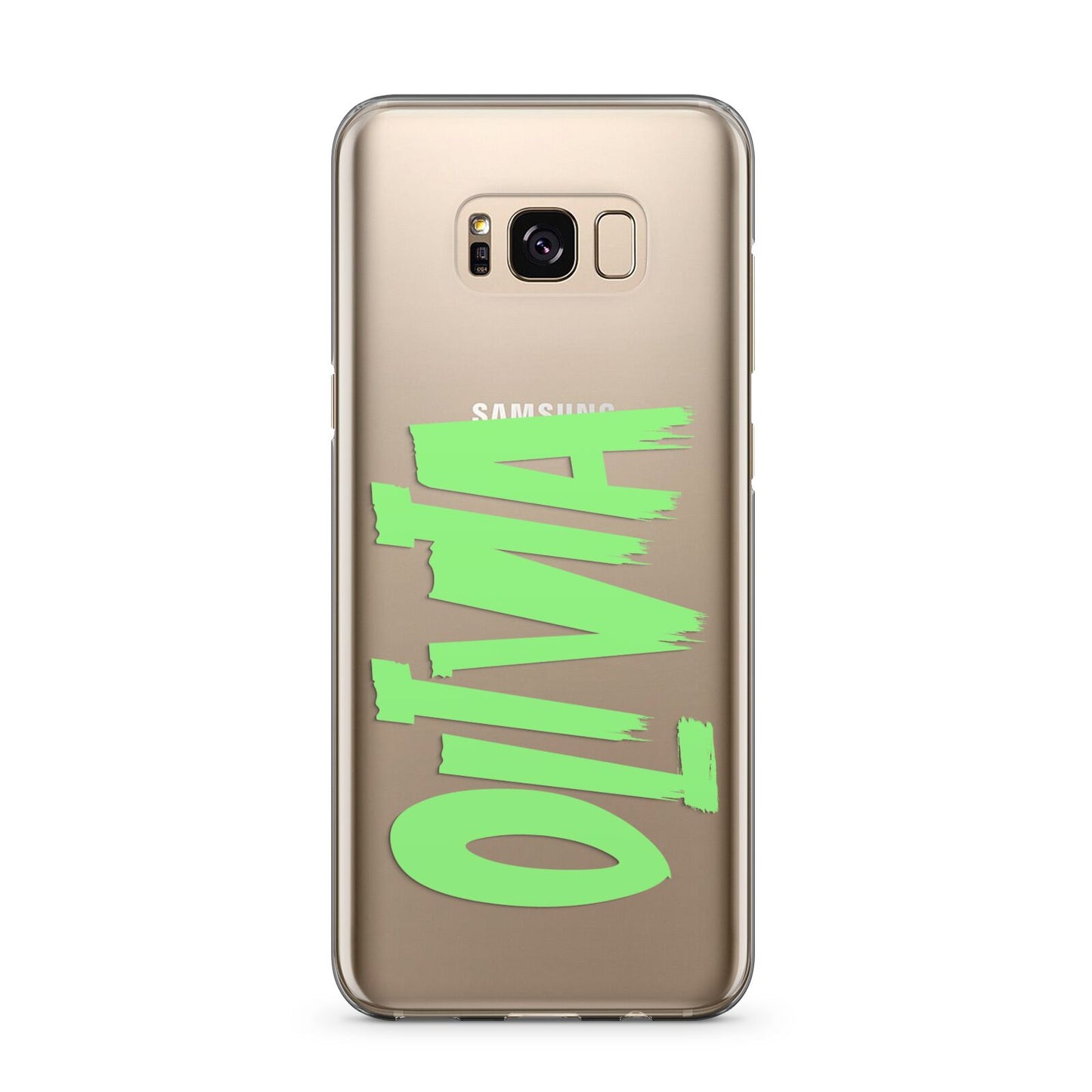 Personalised Name Green Spooky Samsung Galaxy S8 Plus Case