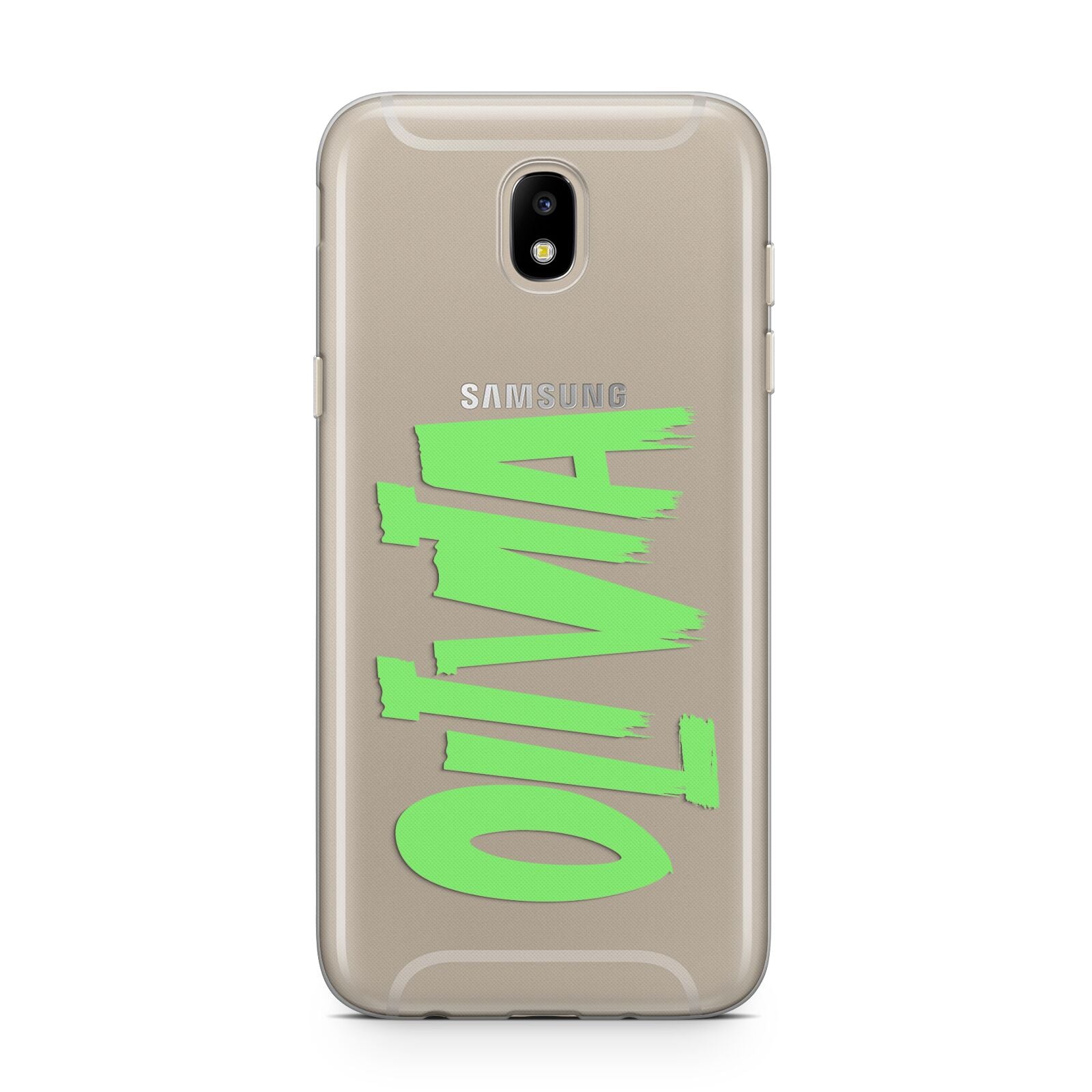 Personalised Name Green Spooky Samsung J5 2017 Case