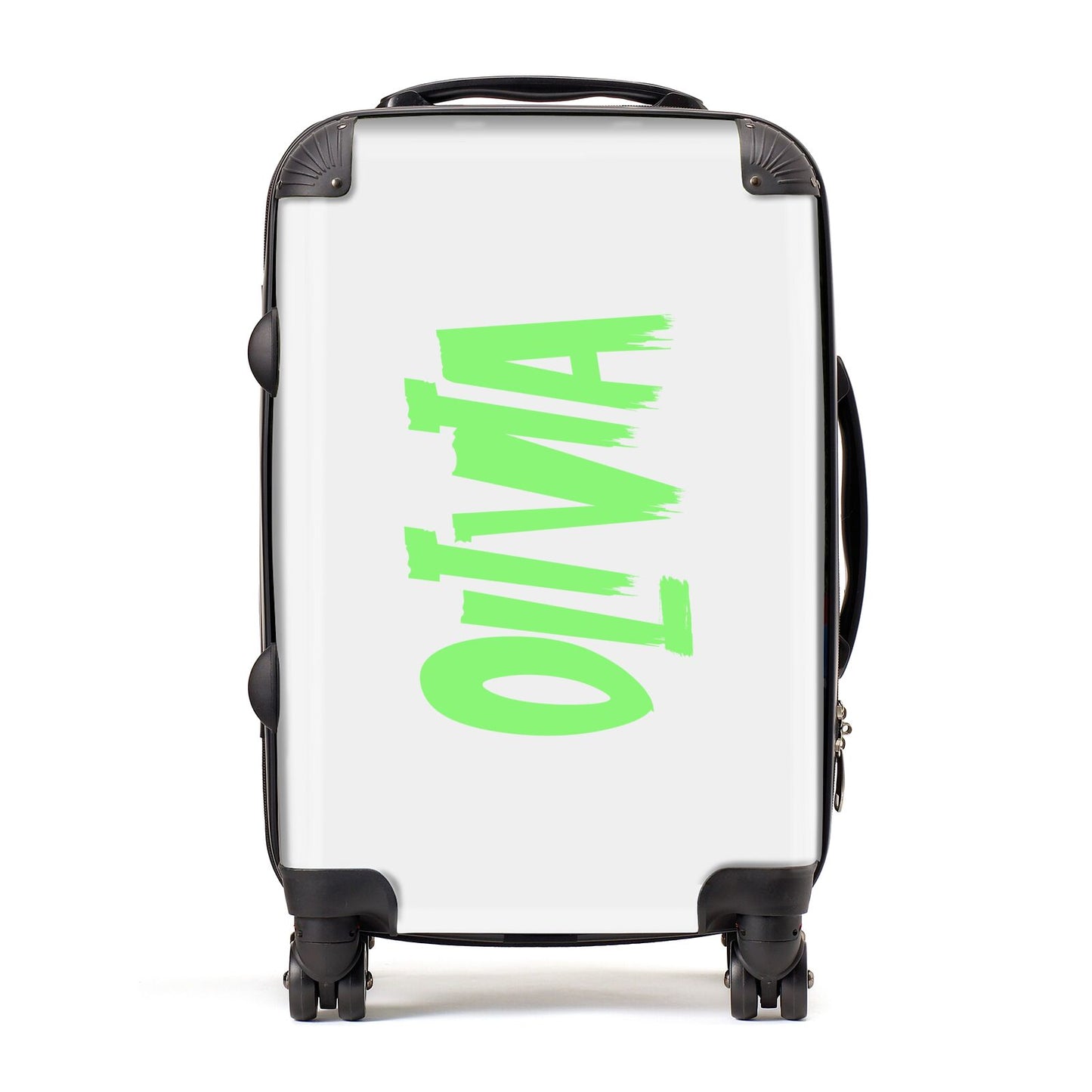 Personalised Name Green Spooky Suitcase