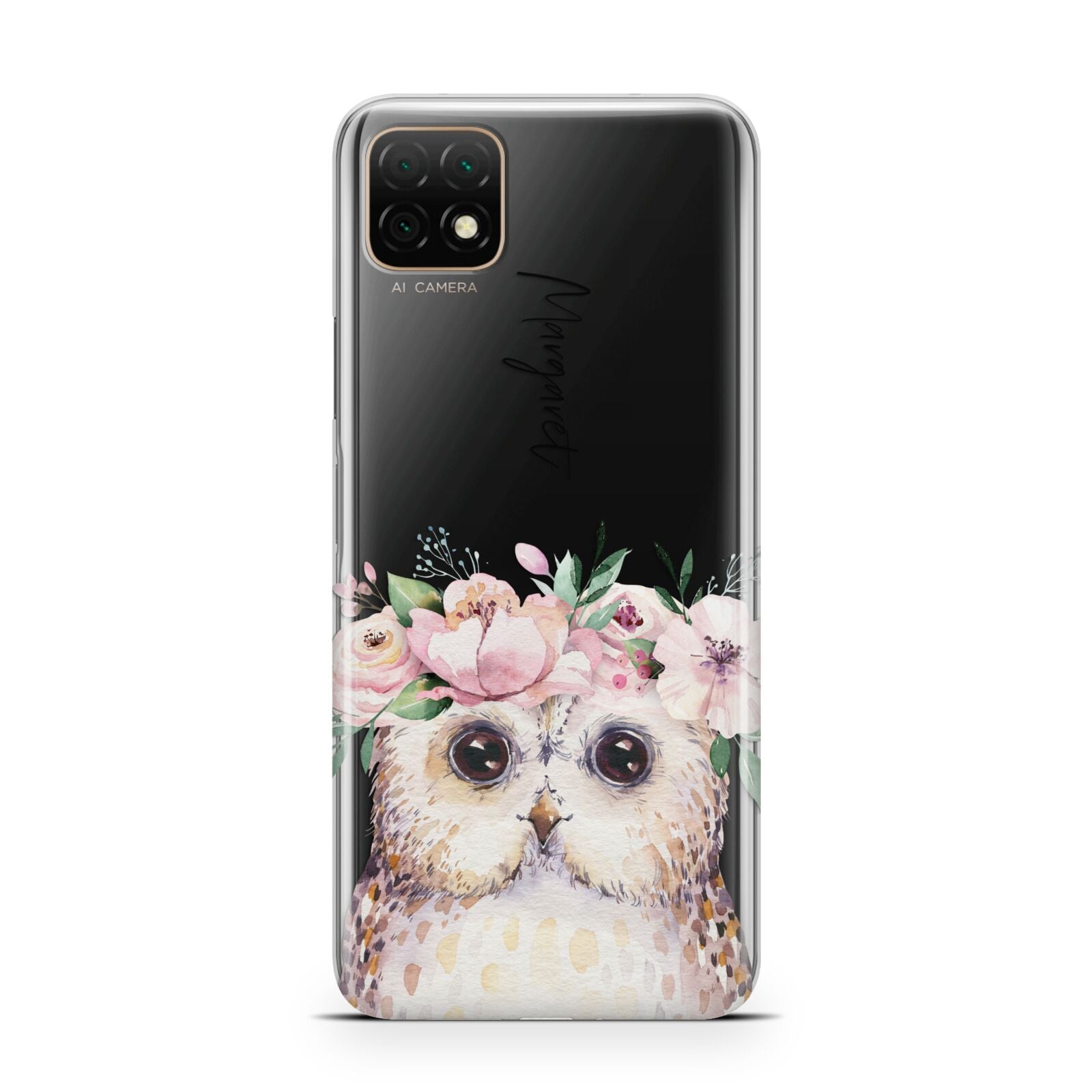 Personalised Name Owl Huawei Enjoy 20 Phone Case