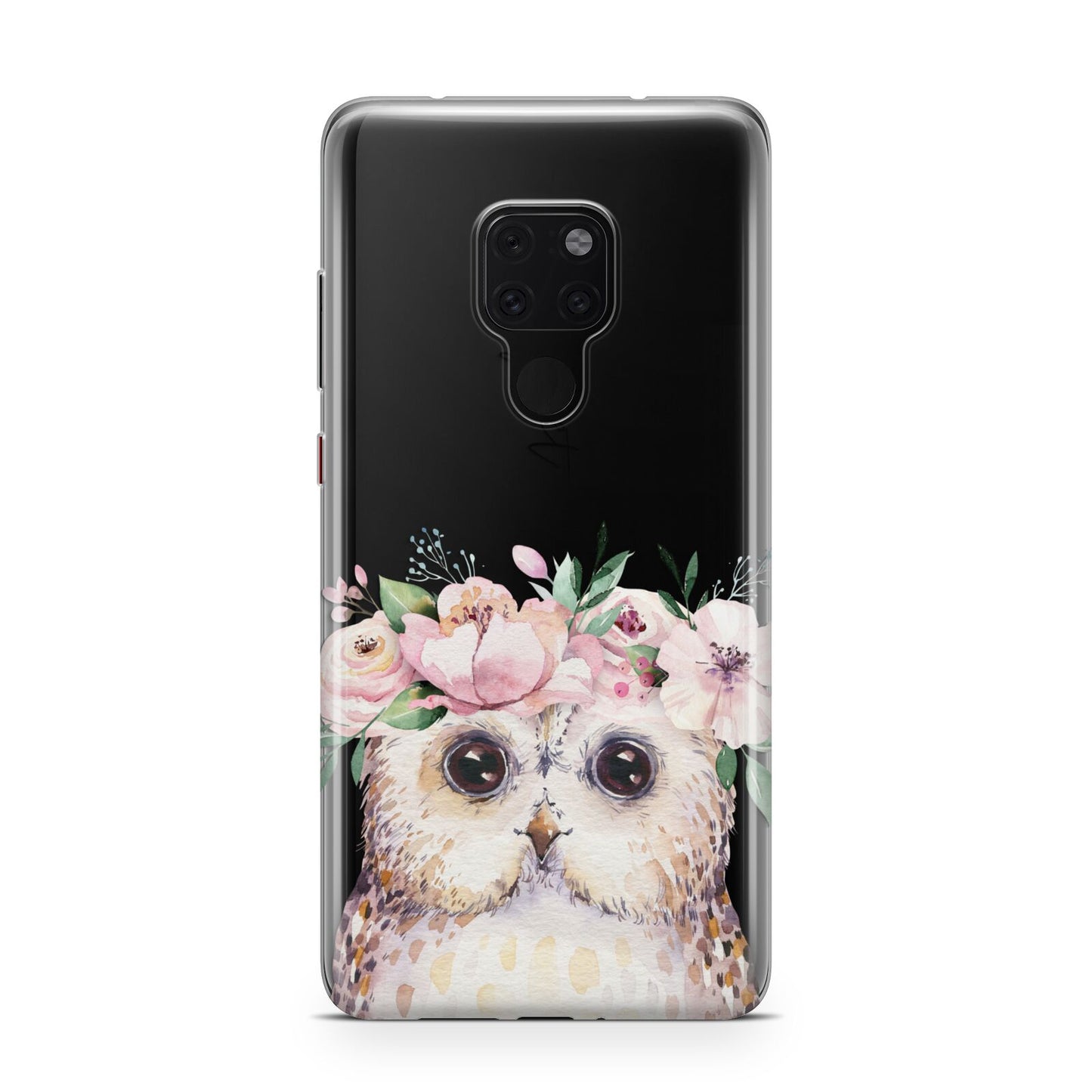 Personalised Name Owl Huawei Mate 20 Phone Case