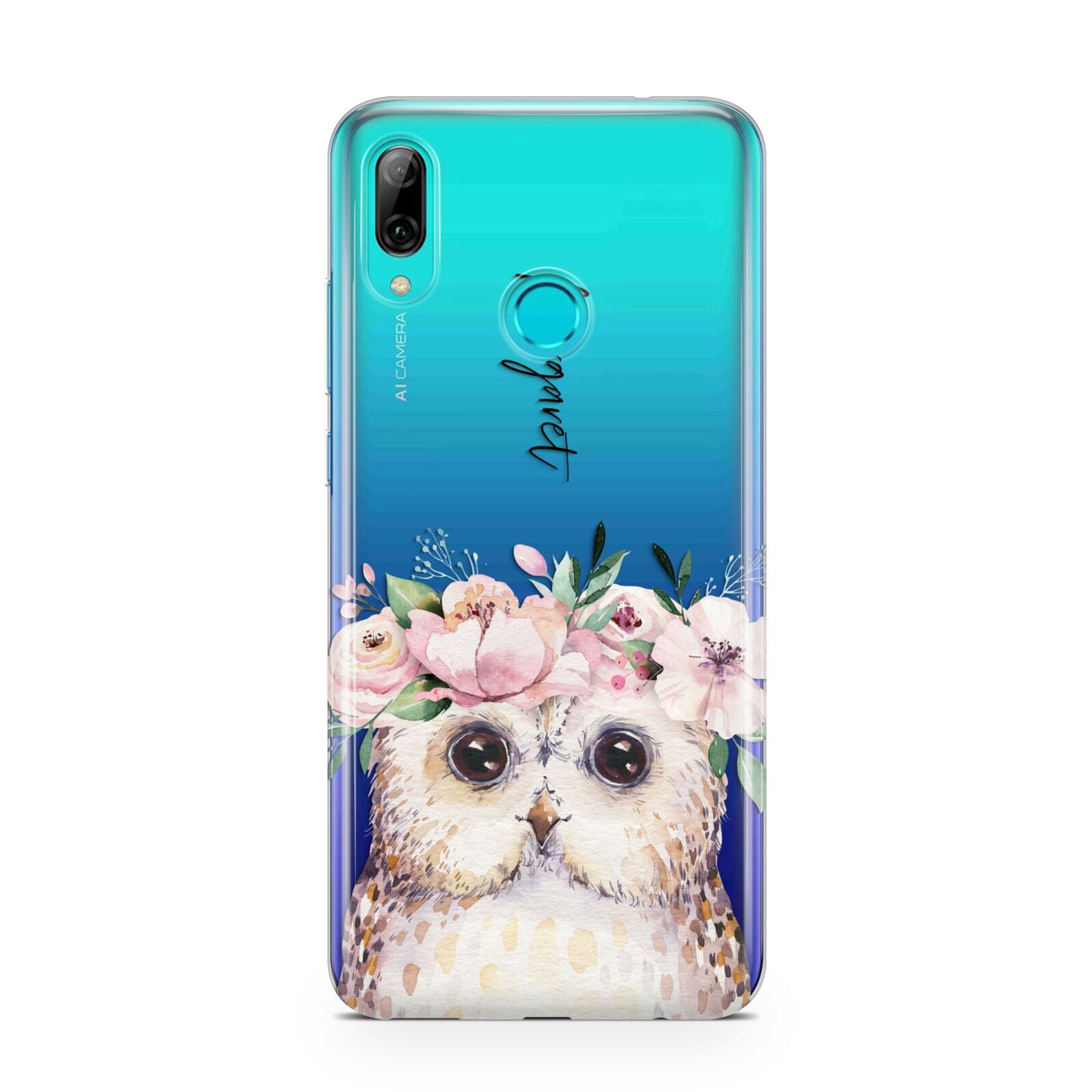 Personalised Name Owl Huawei P Smart 2019 Case