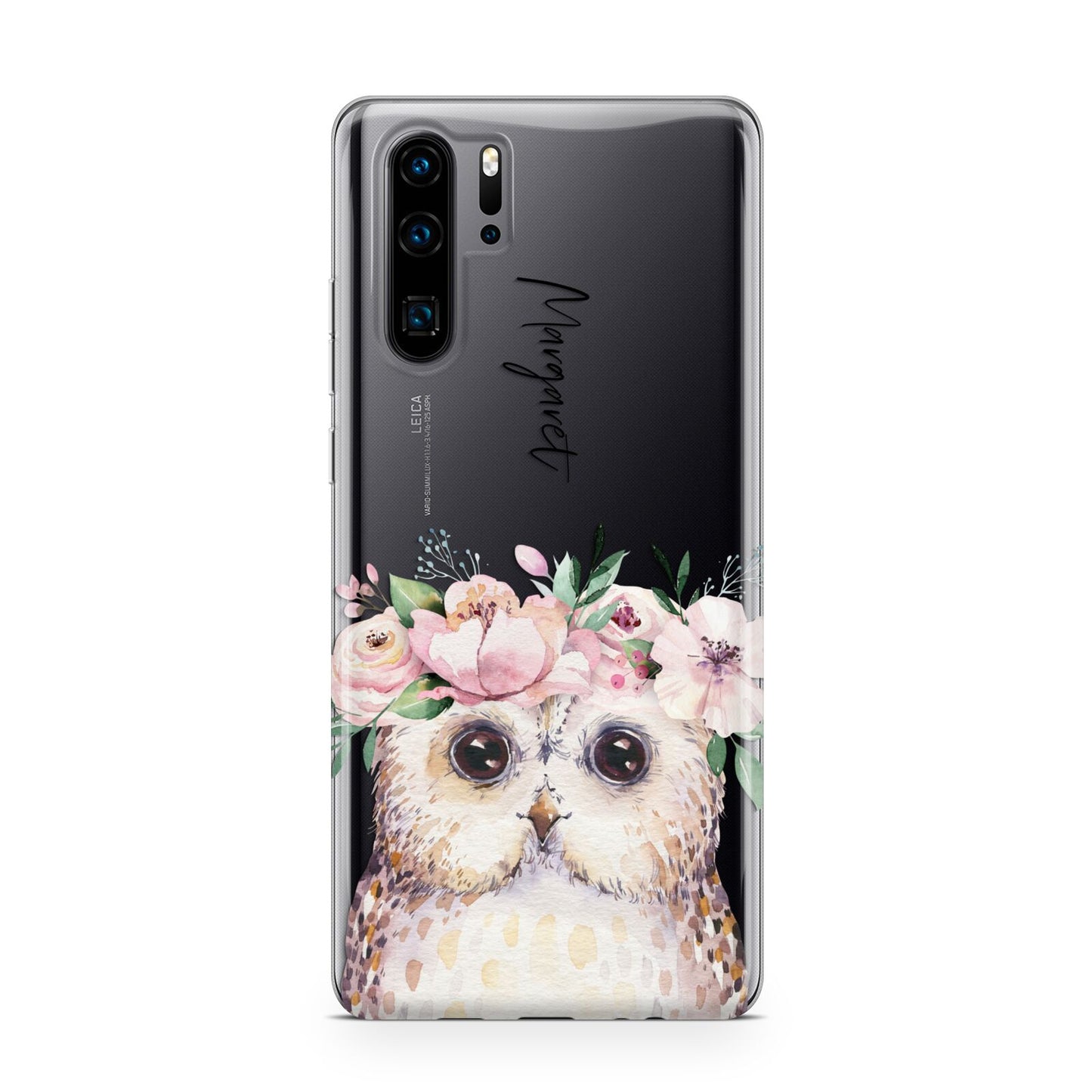 Personalised Name Owl Huawei P30 Pro Phone Case