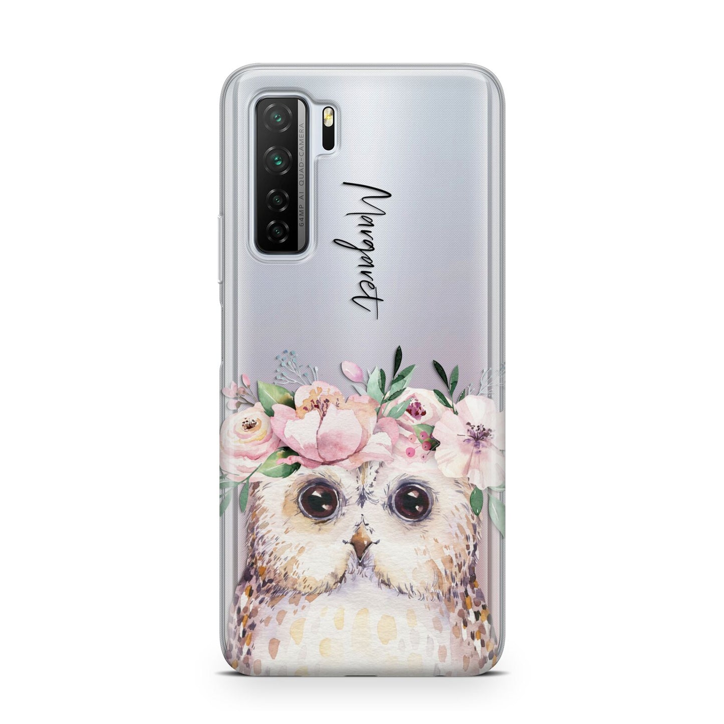 Personalised Name Owl Huawei P40 Lite 5G Phone Case