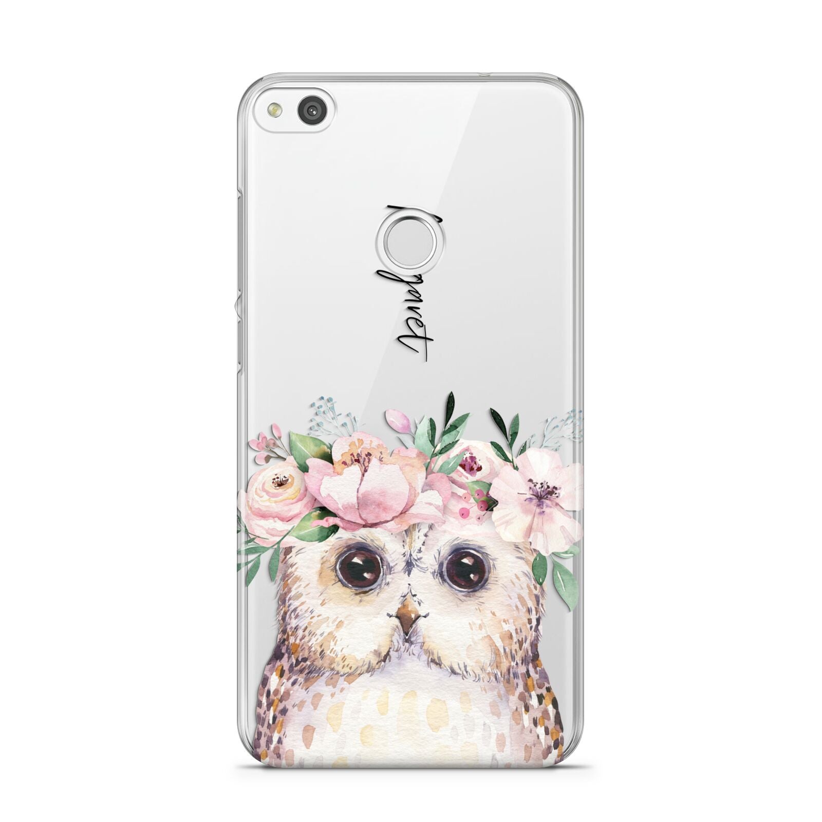 Personalised Name Owl Huawei P8 Lite Case