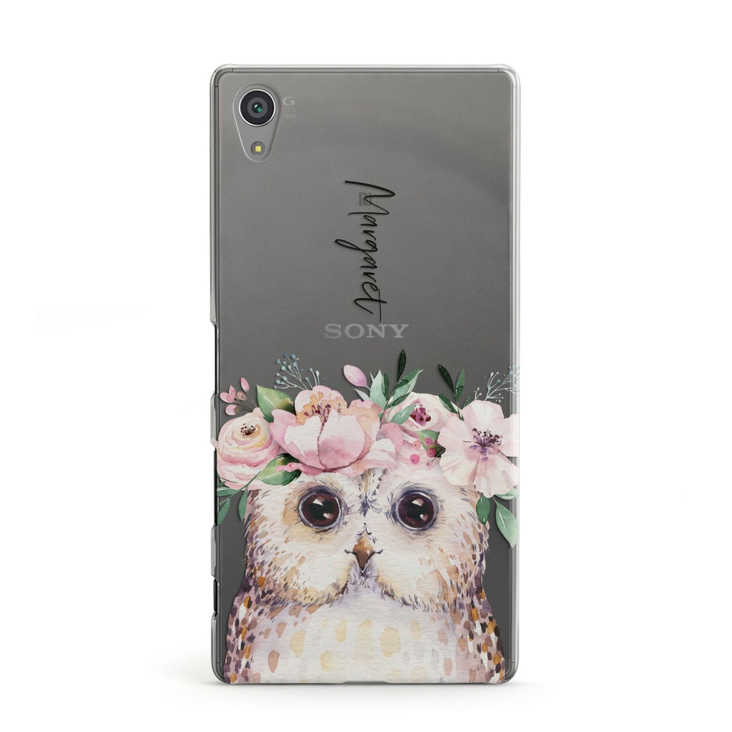 Personalised Name Owl Sony Xperia Case