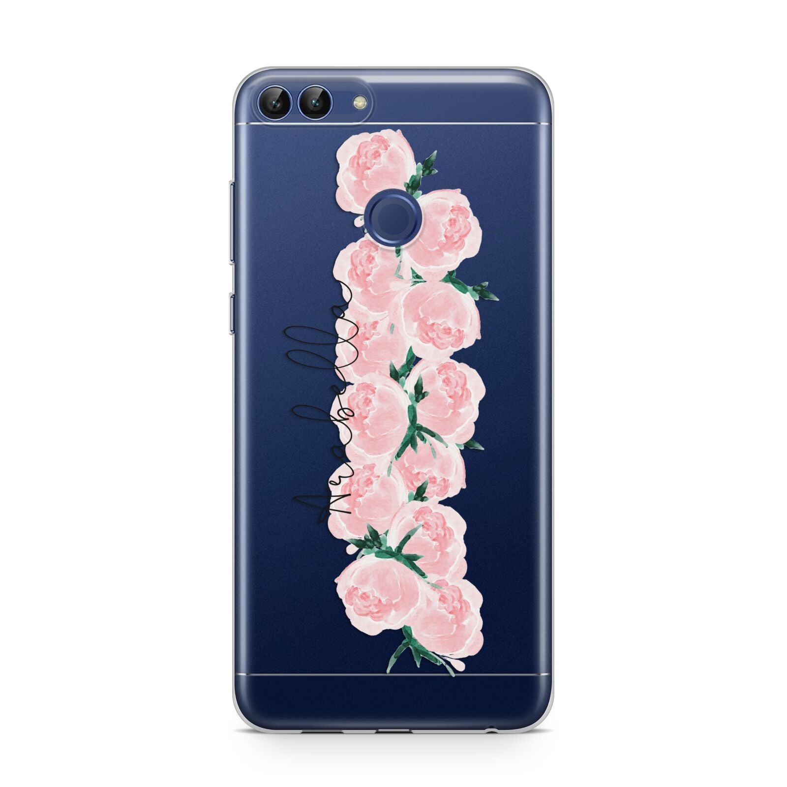 Personalised Name Pink Roses Huawei P Smart Case