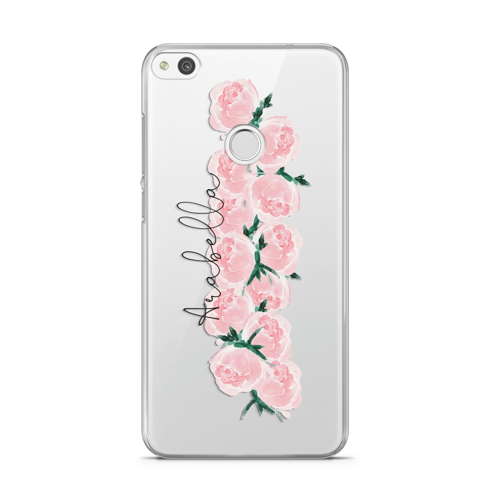 Personalised Name Pink Roses Huawei P8 Lite Case