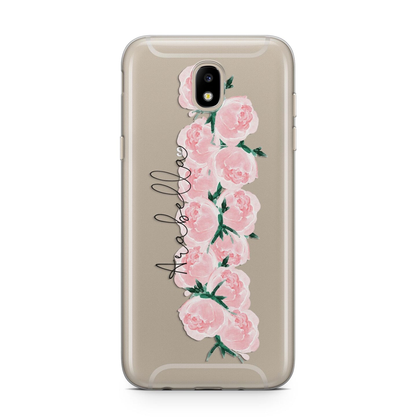 Personalised Name Pink Roses Samsung J5 2017 Case