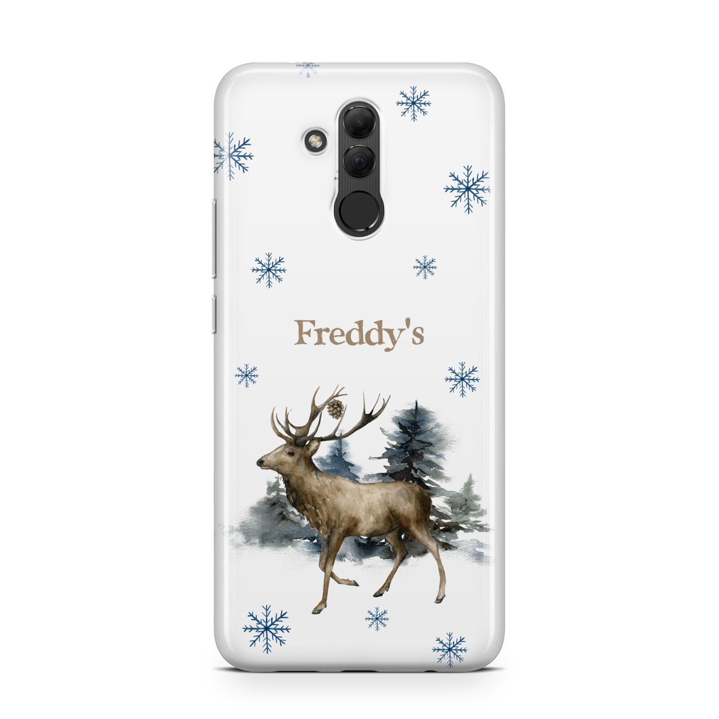 Personalised Name Reindeer Huawei Mate 20 Lite