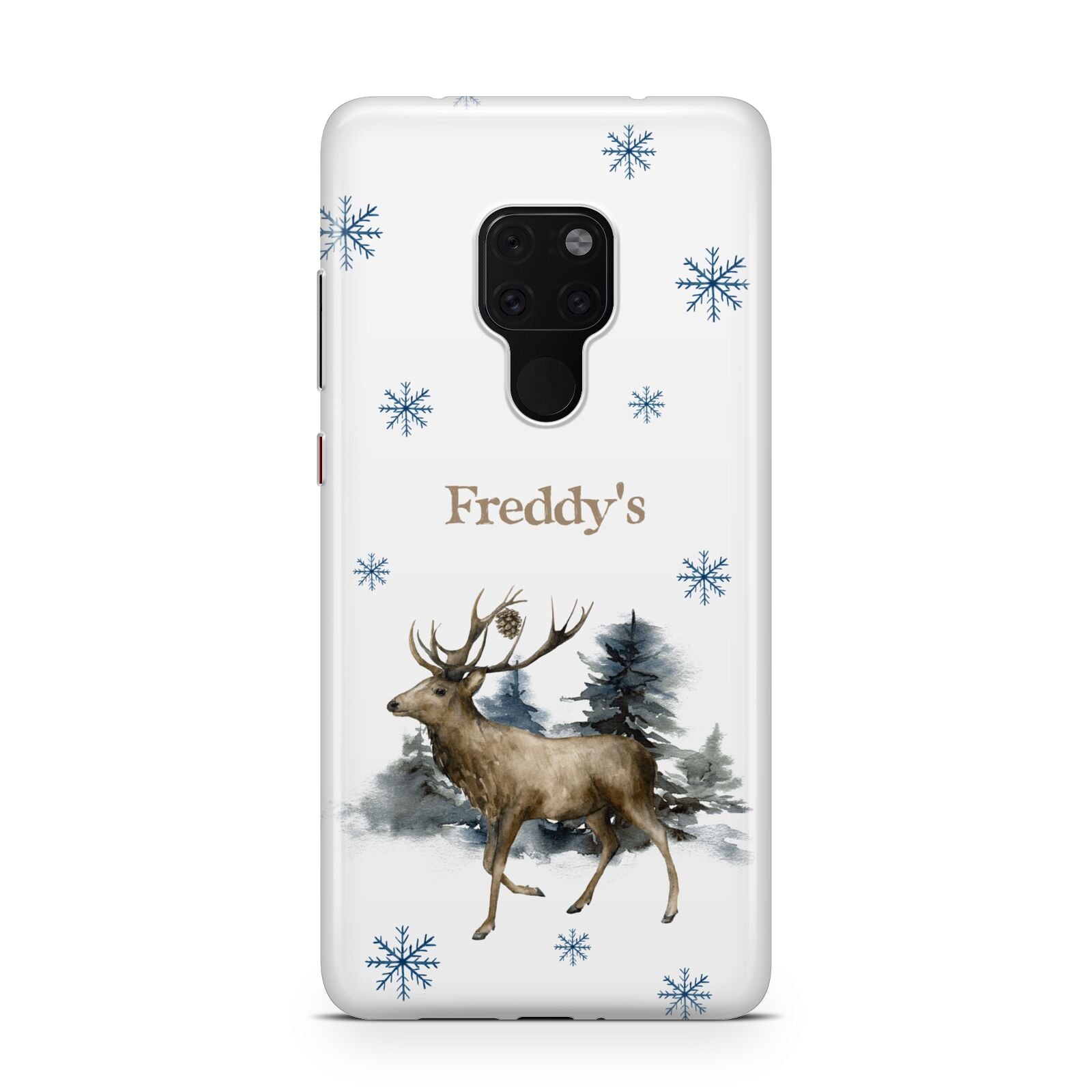 Personalised Name Reindeer Huawei Mate 20 Phone Case