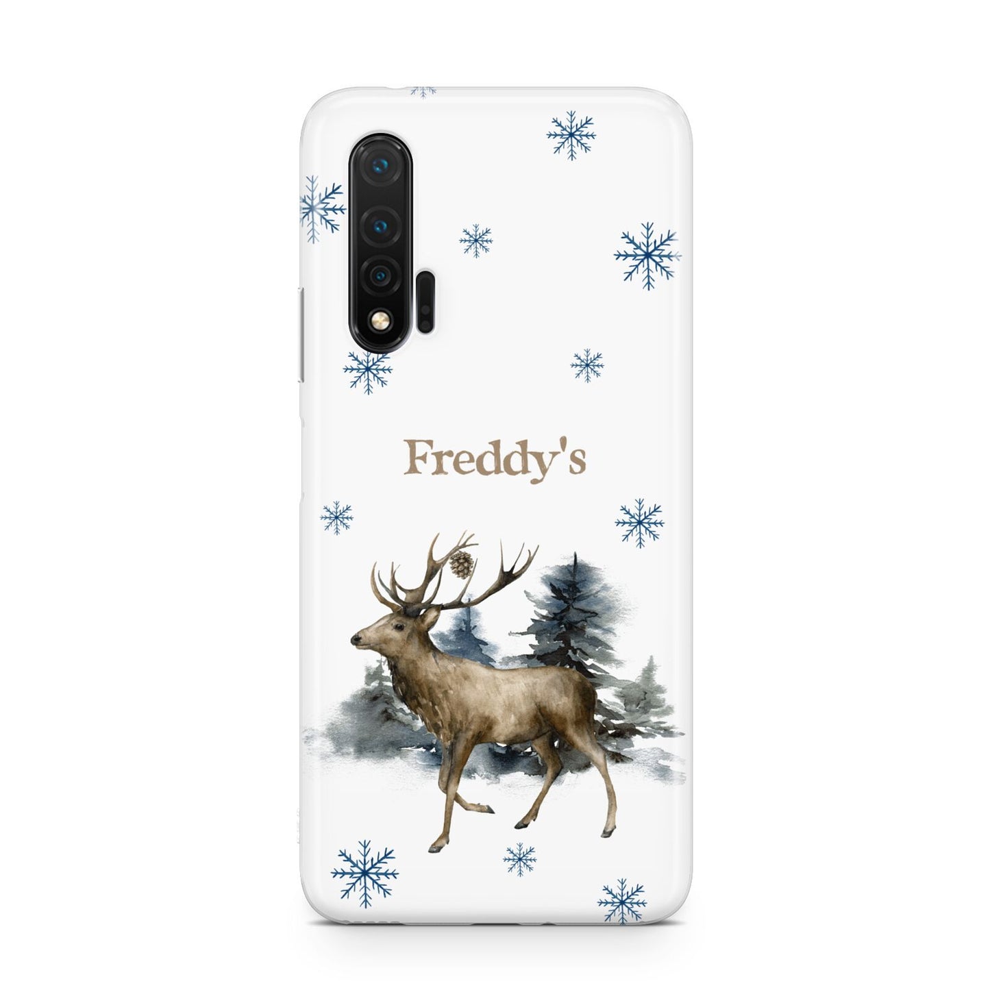 Personalised Name Reindeer Huawei Nova 6 Phone Case