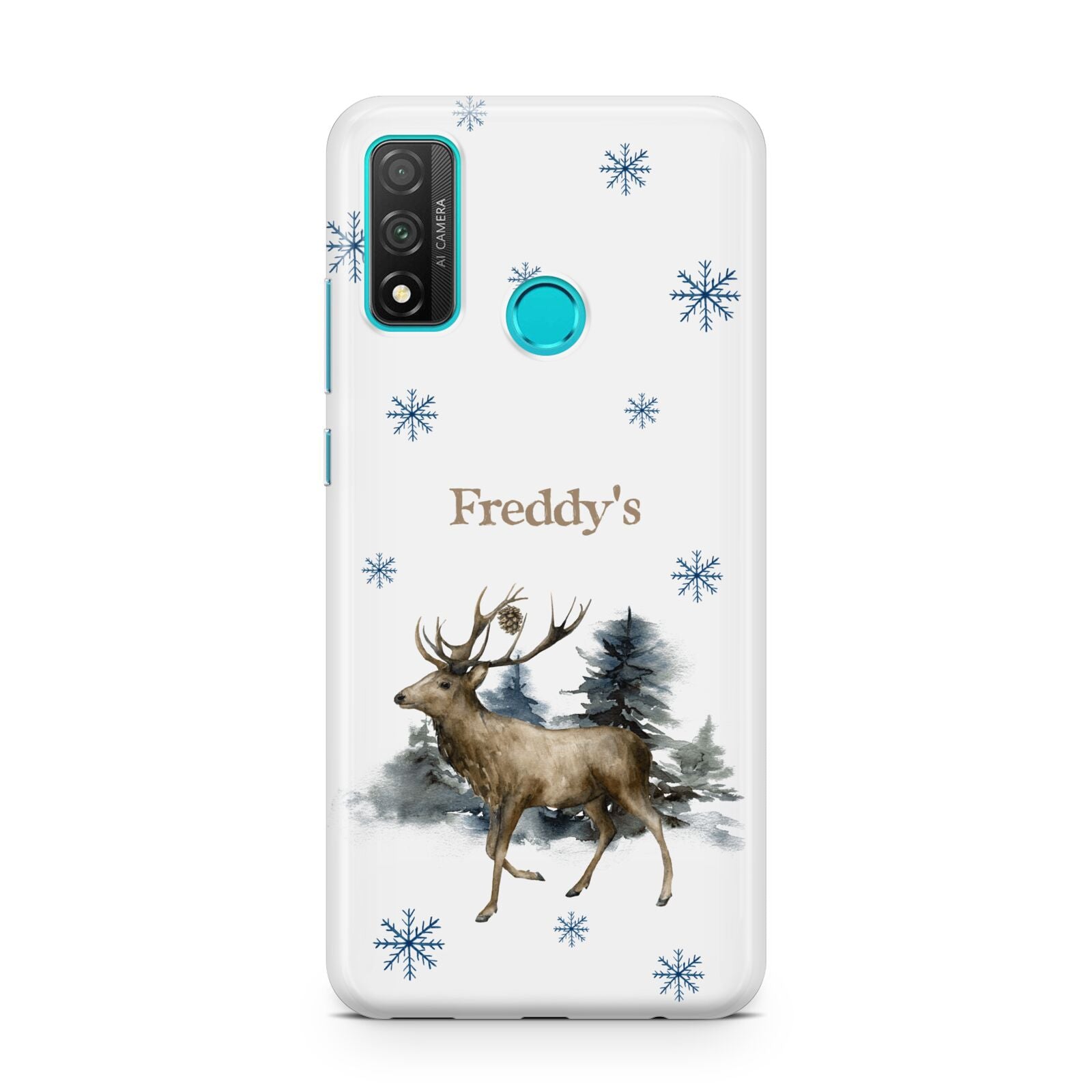 Personalised Name Reindeer Huawei P Smart 2020