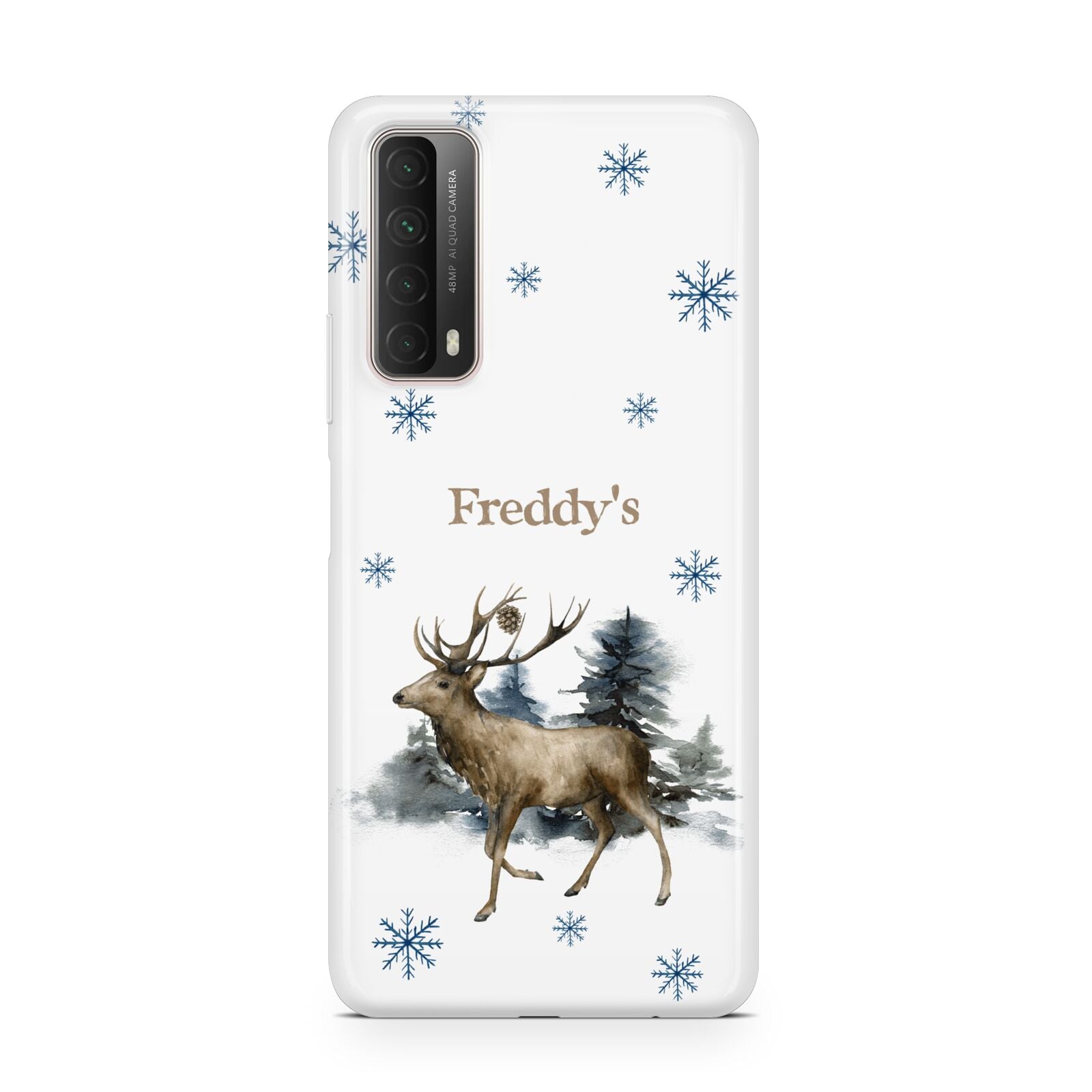 Personalised Name Reindeer Huawei P Smart 2021