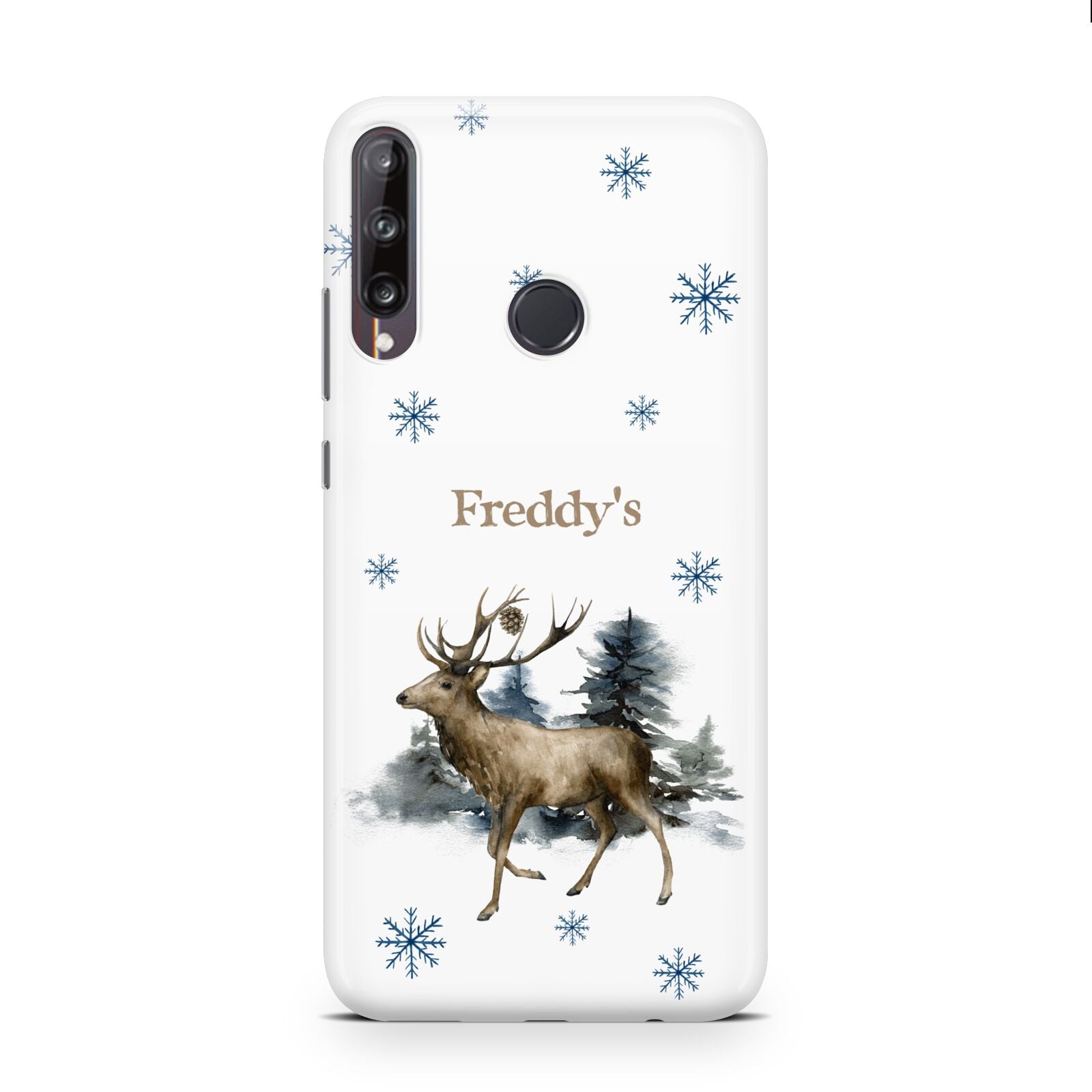 Personalised Name Reindeer Huawei P40 Lite E Phone Case