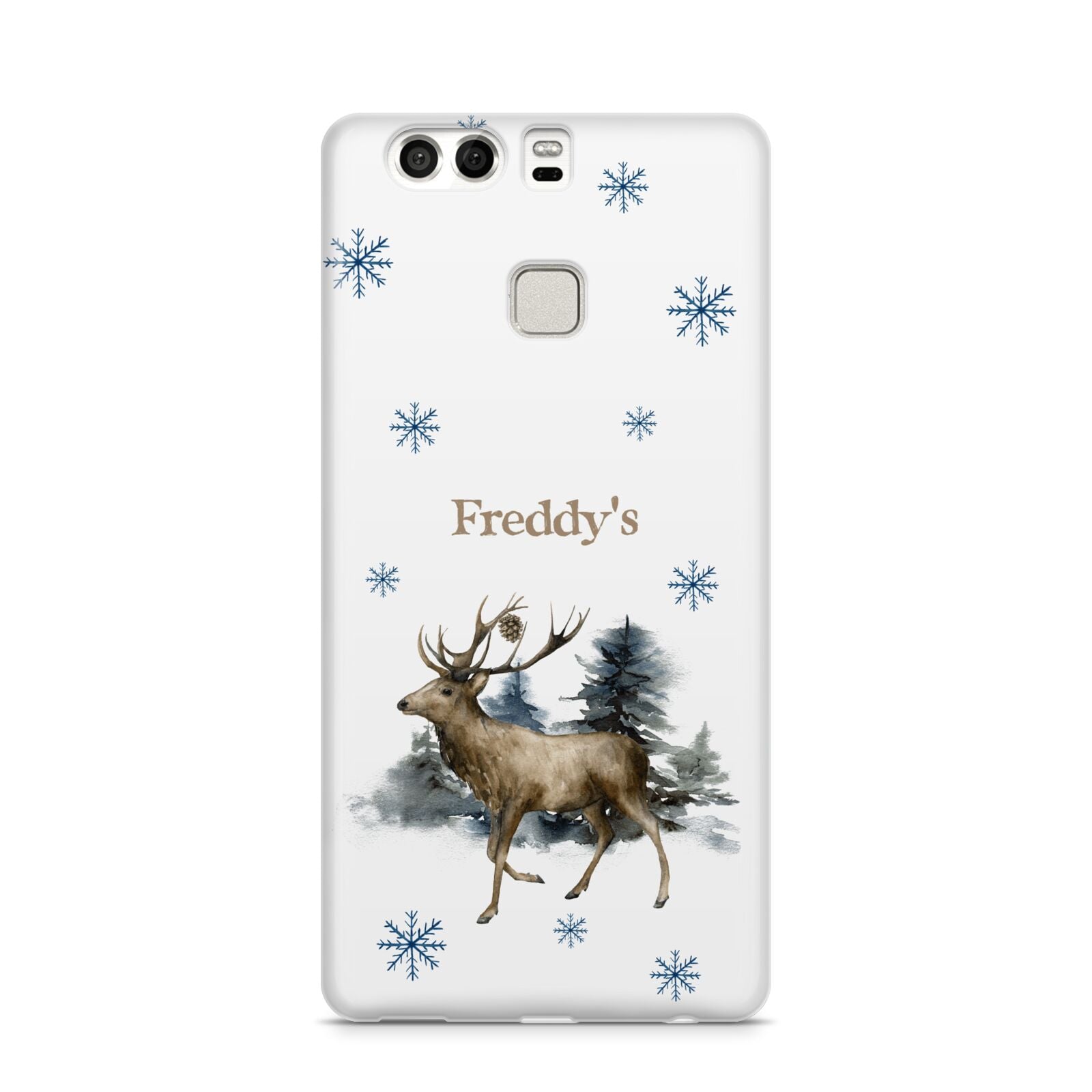 Personalised Name Reindeer Huawei P9 Case