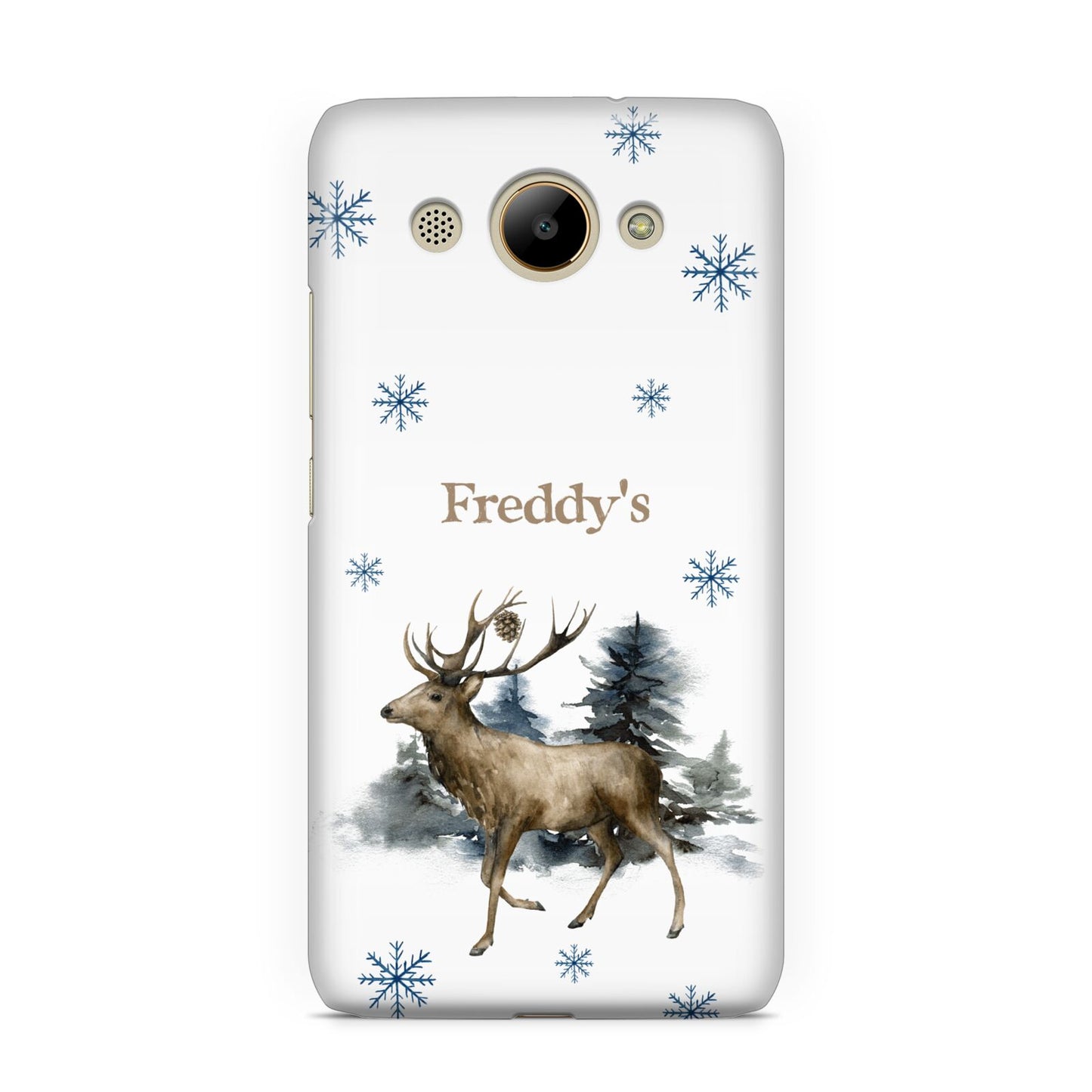 Personalised Name Reindeer Huawei Y3 2017