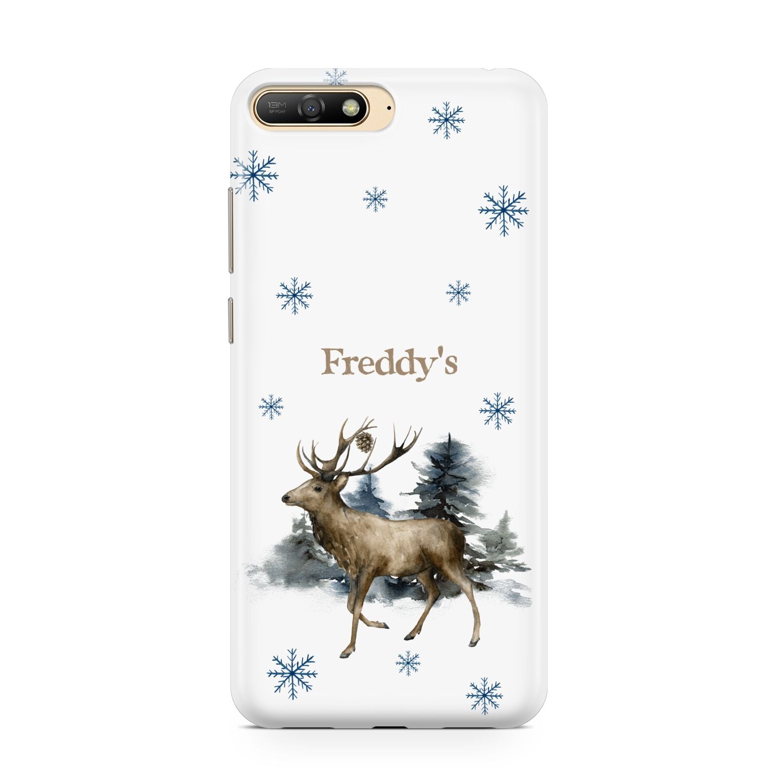 Personalised Name Reindeer Huawei Y6 2018