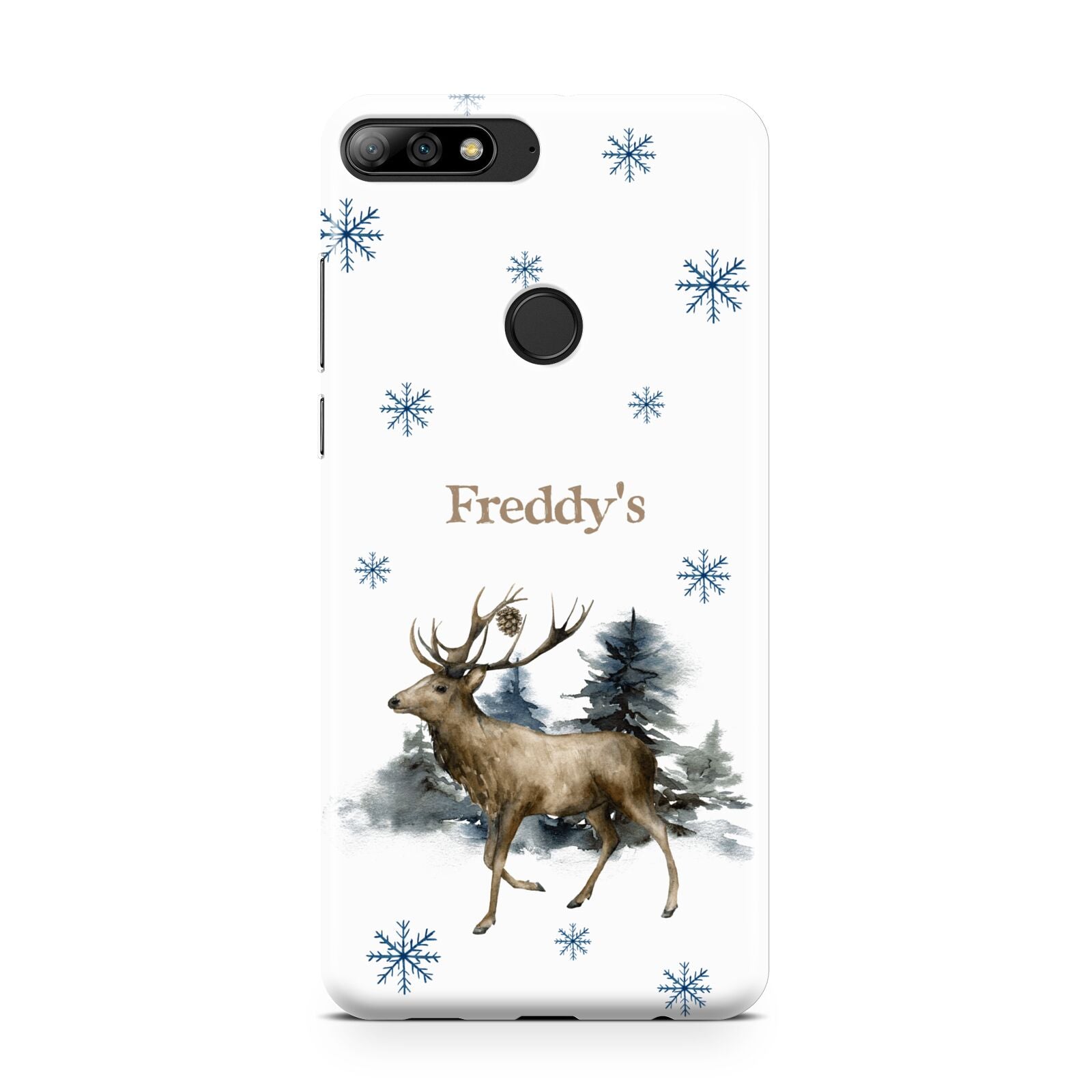 Personalised Name Reindeer Huawei Y7 2018