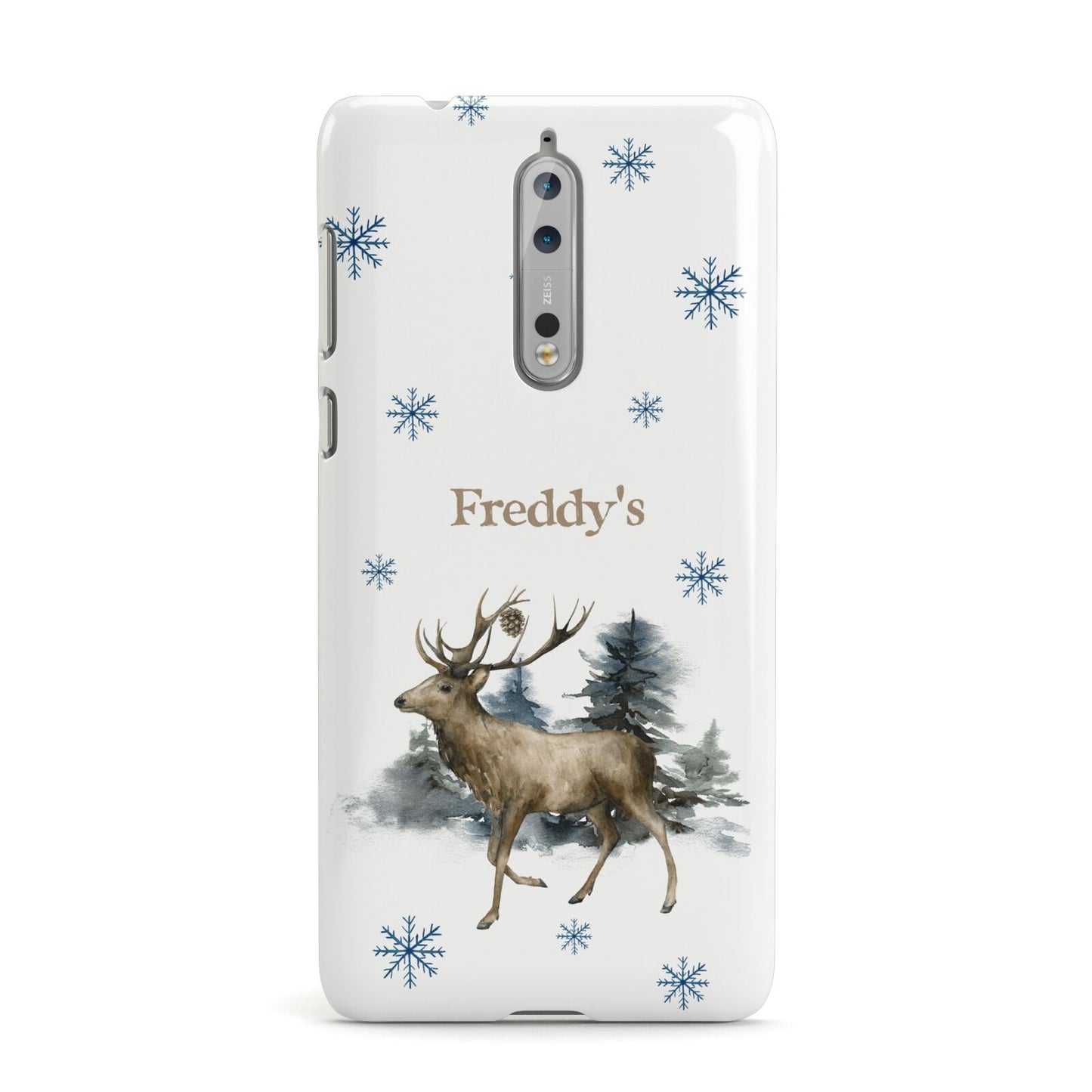 Personalised Name Reindeer Nokia Case