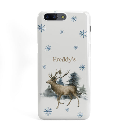 Personalised Name Reindeer OnePlus Case