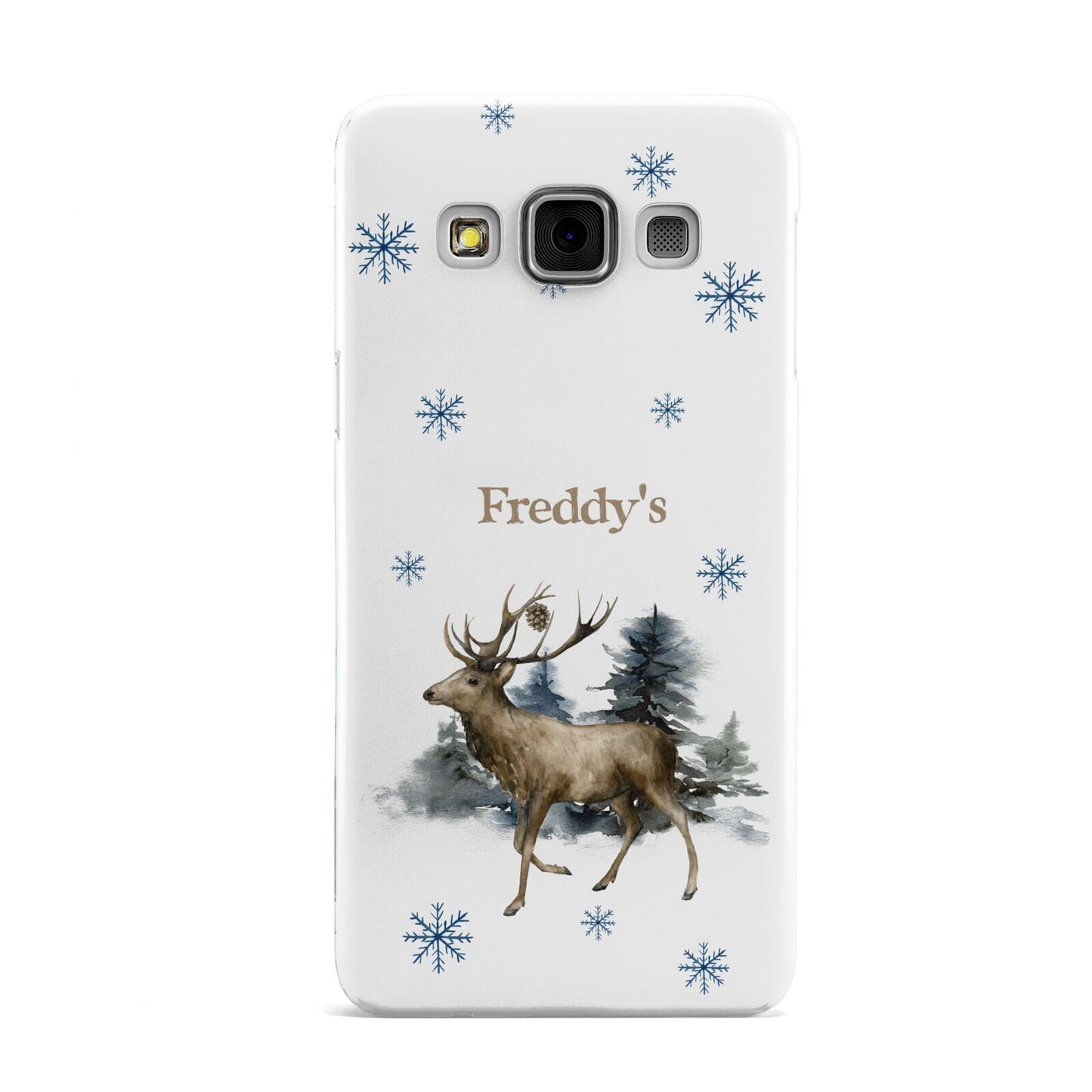 Personalised Name Reindeer Samsung Galaxy A3 Case