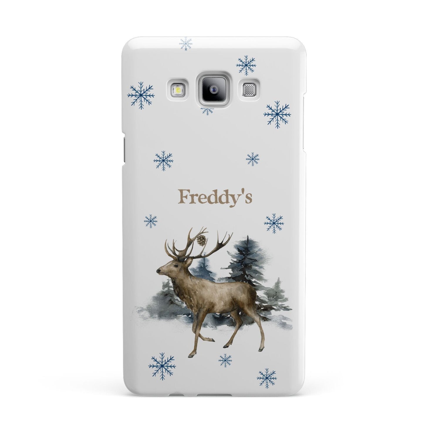 Personalised Name Reindeer Samsung Galaxy A7 2015 Case