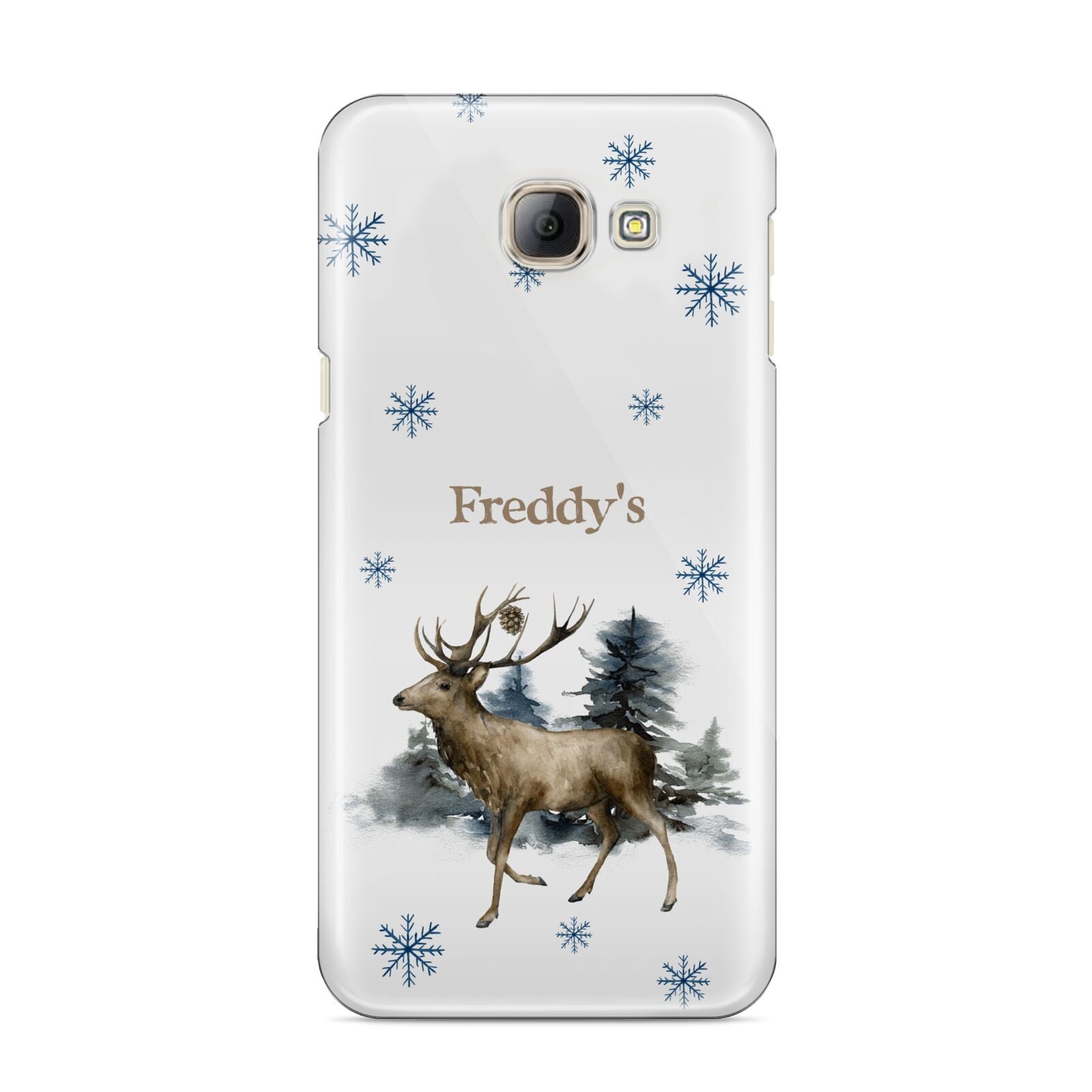 Personalised Name Reindeer Samsung Galaxy A8 2016 Case