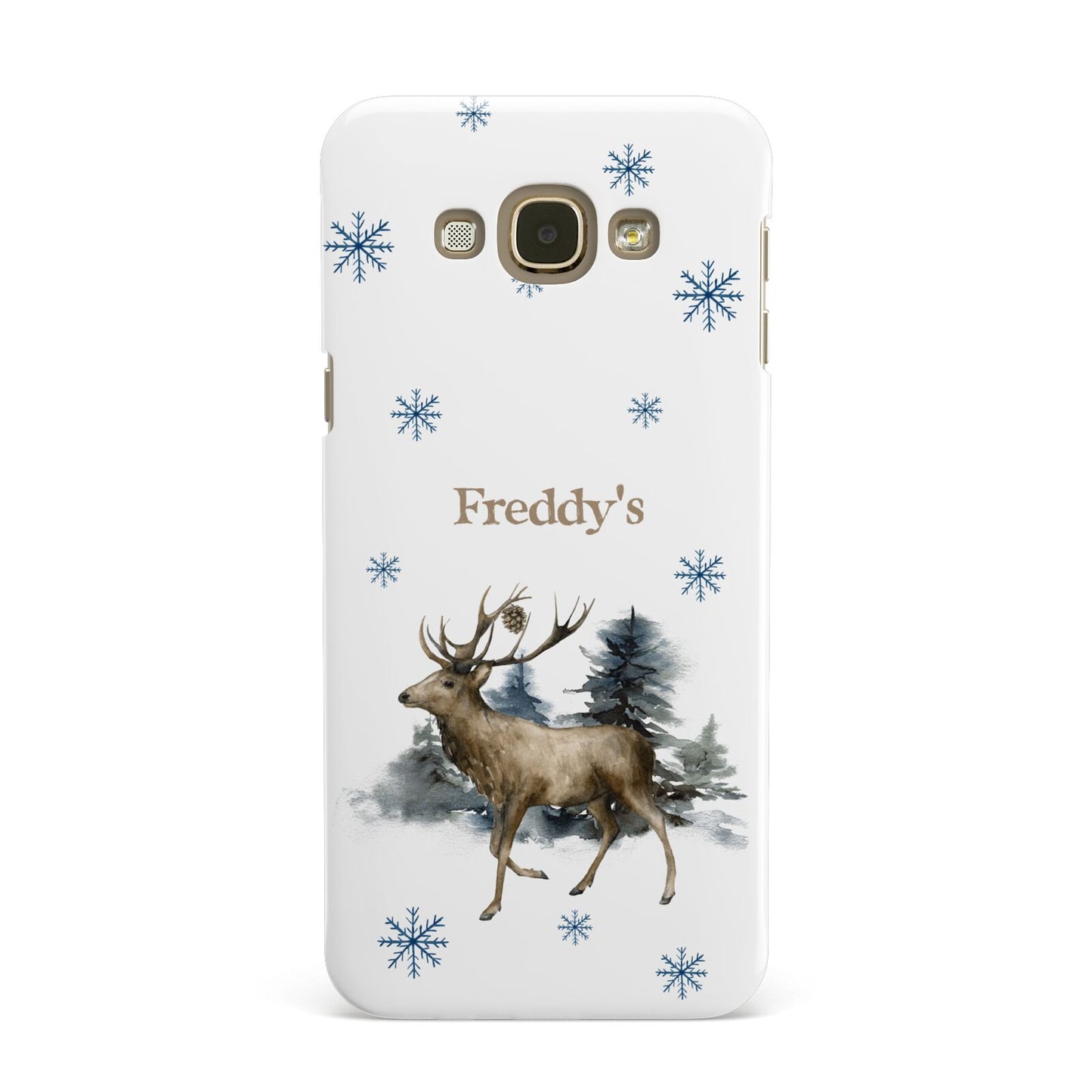 Personalised Name Reindeer Samsung Galaxy A8 Case