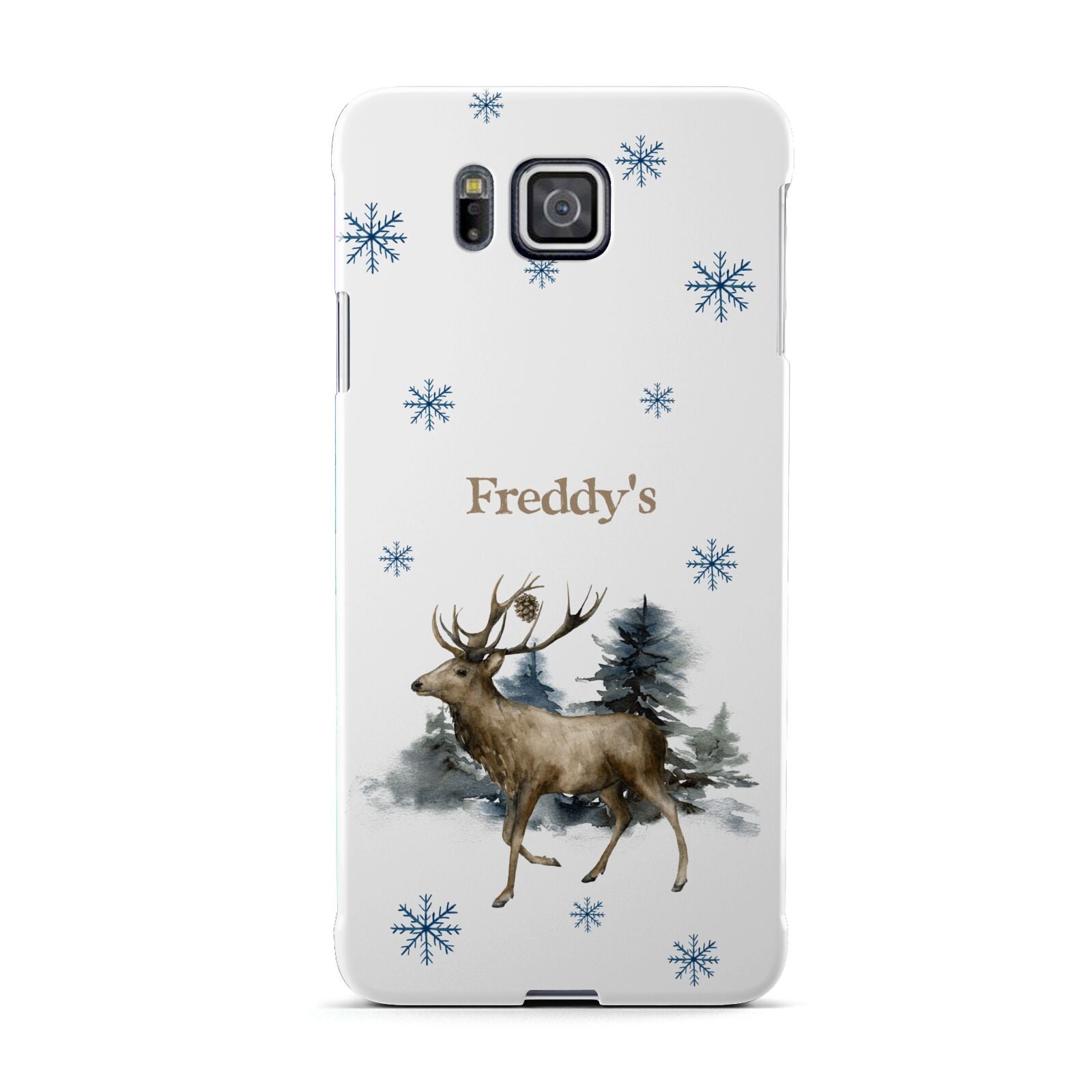 Personalised Name Reindeer Samsung Galaxy Alpha Case