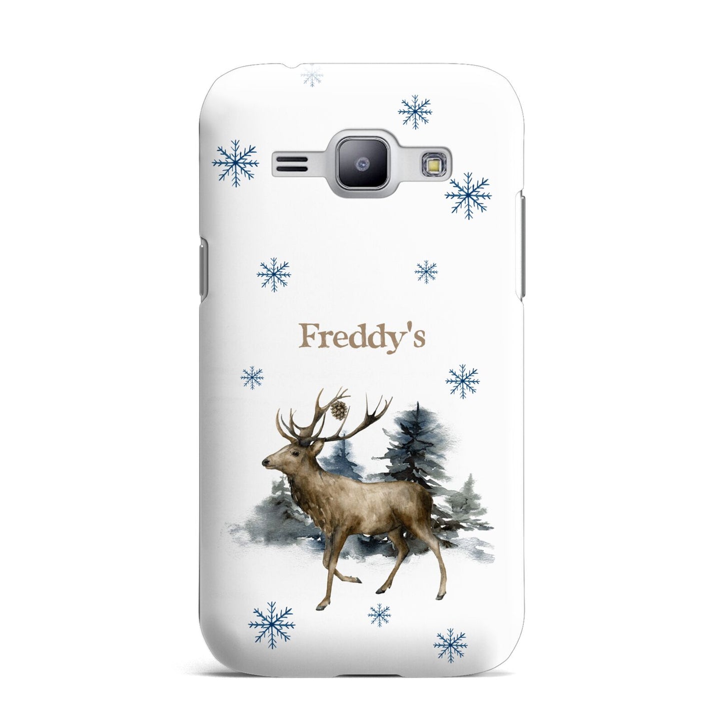 Personalised Name Reindeer Samsung Galaxy J1 2015 Case