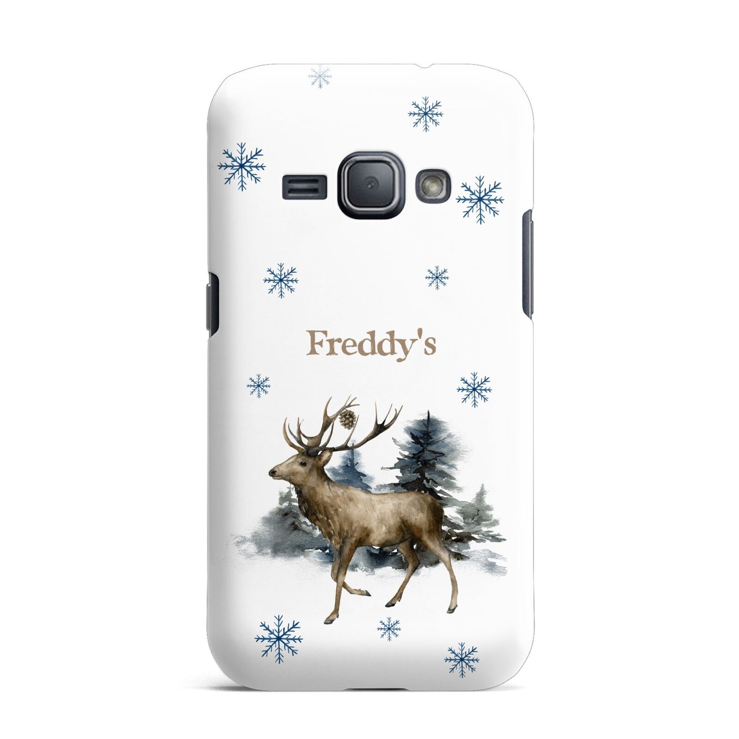 Personalised Name Reindeer Samsung Galaxy J1 2016 Case