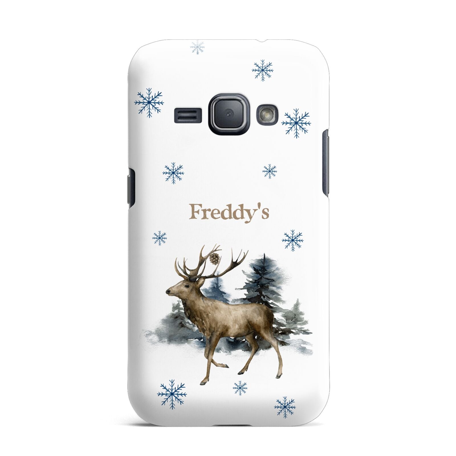 Personalised Name Reindeer Samsung Galaxy J1 2016 Case