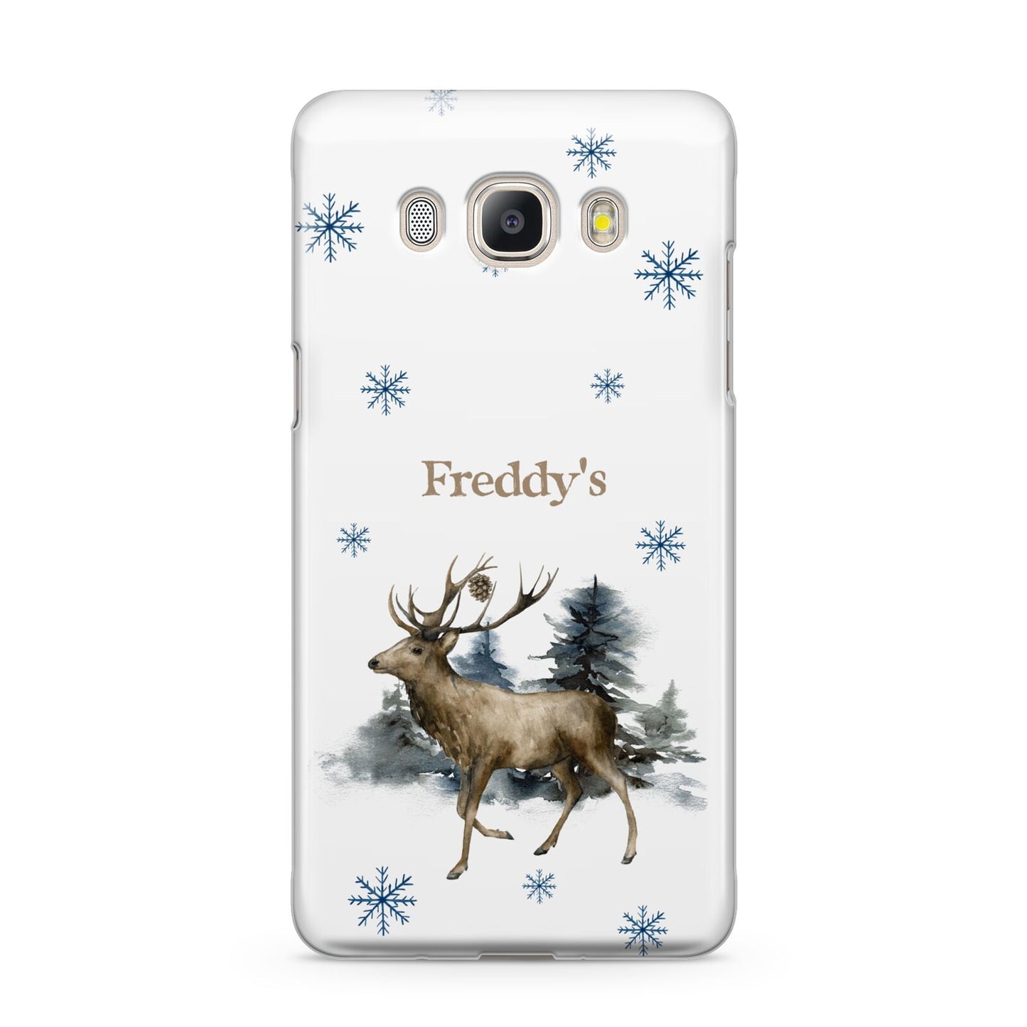 Personalised Name Reindeer Samsung Galaxy J5 2016 Case