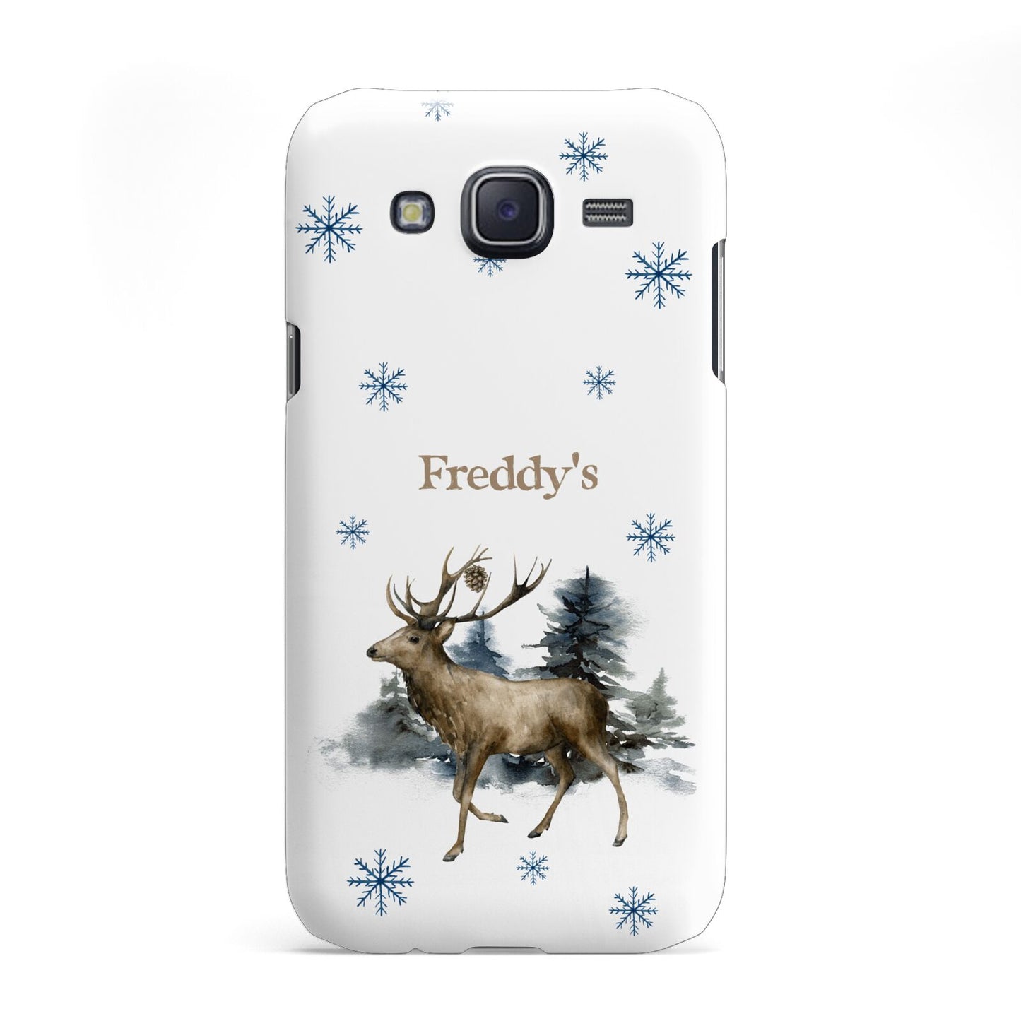 Personalised Name Reindeer Samsung Galaxy J5 Case