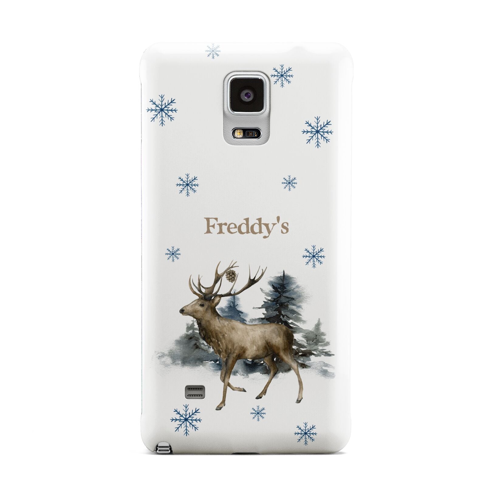 Personalised Name Reindeer Samsung Galaxy Note 4 Case