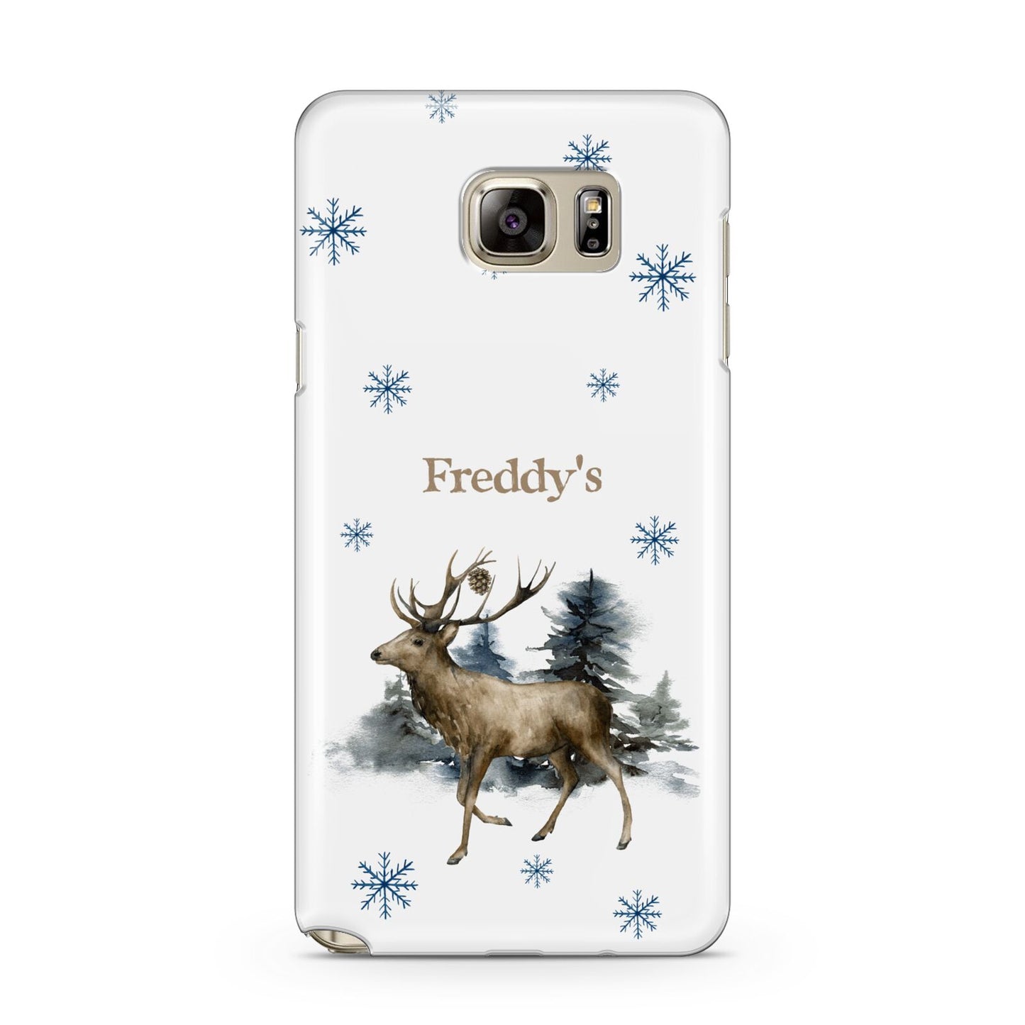 Personalised Name Reindeer Samsung Galaxy Note 5 Case