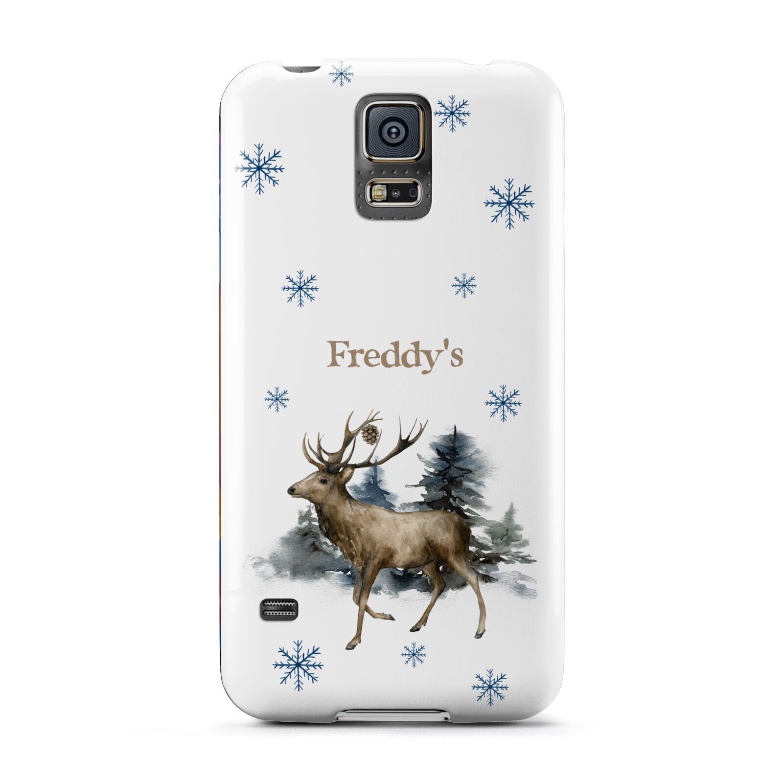 Personalised Name Reindeer Samsung Galaxy S5 Case