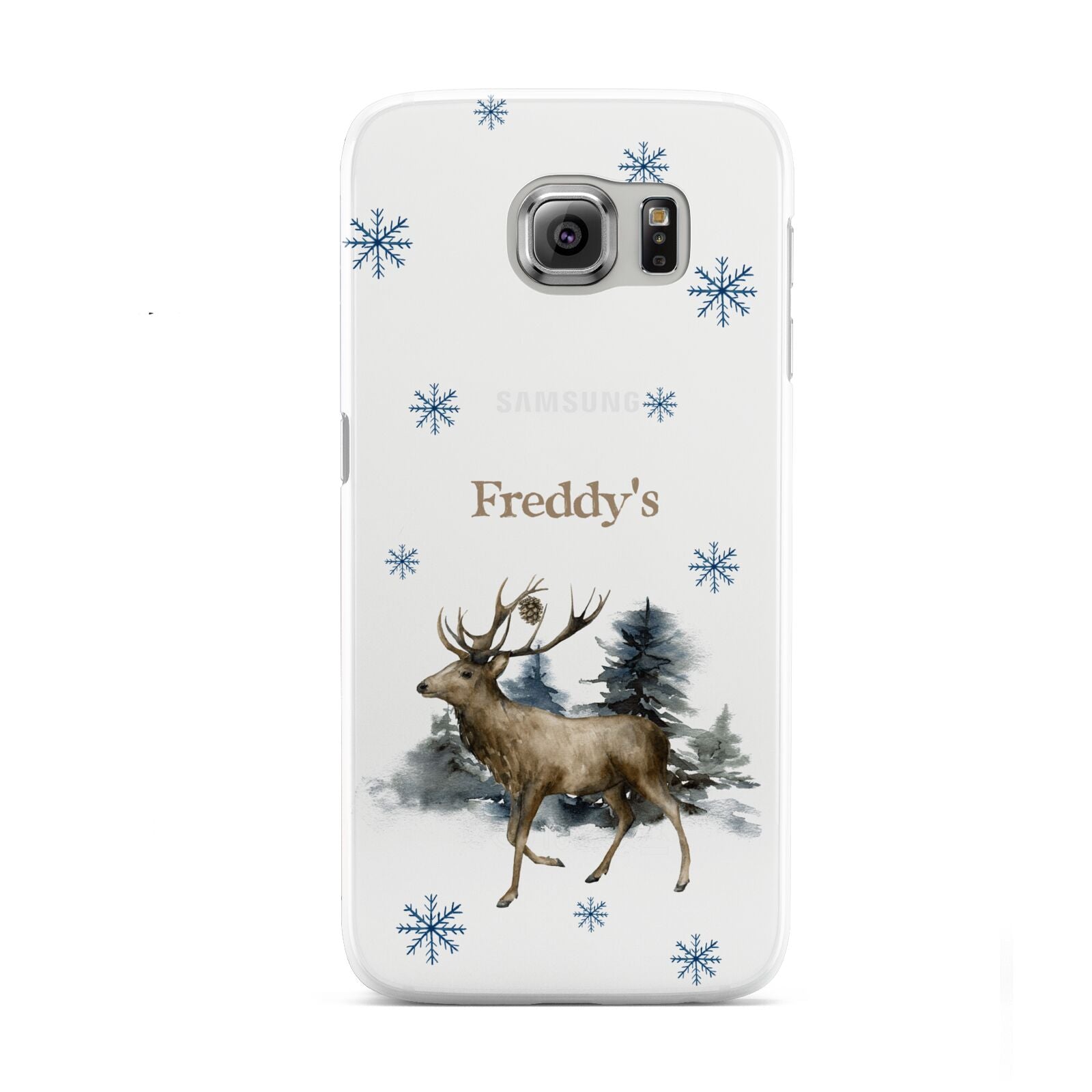 Personalised Name Reindeer Samsung Galaxy S6 Case