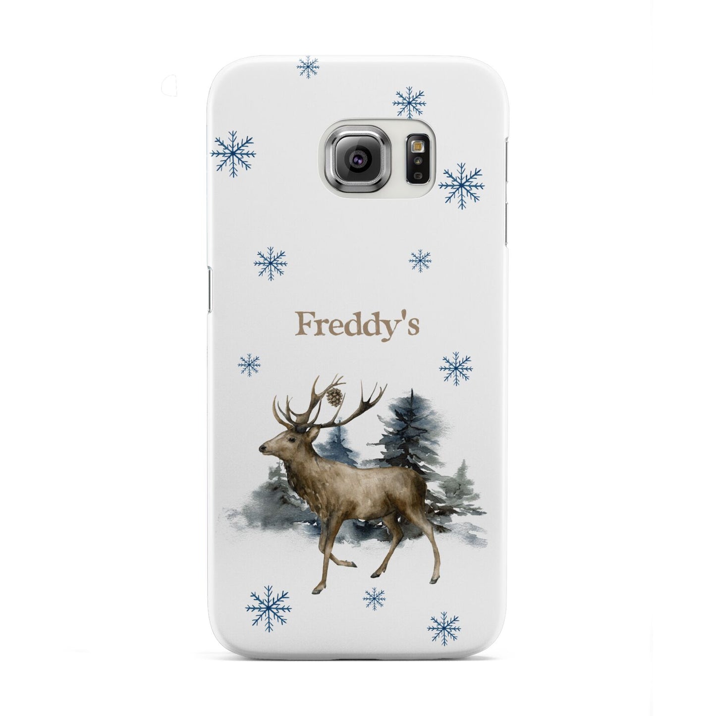 Personalised Name Reindeer Samsung Galaxy S6 Edge Case