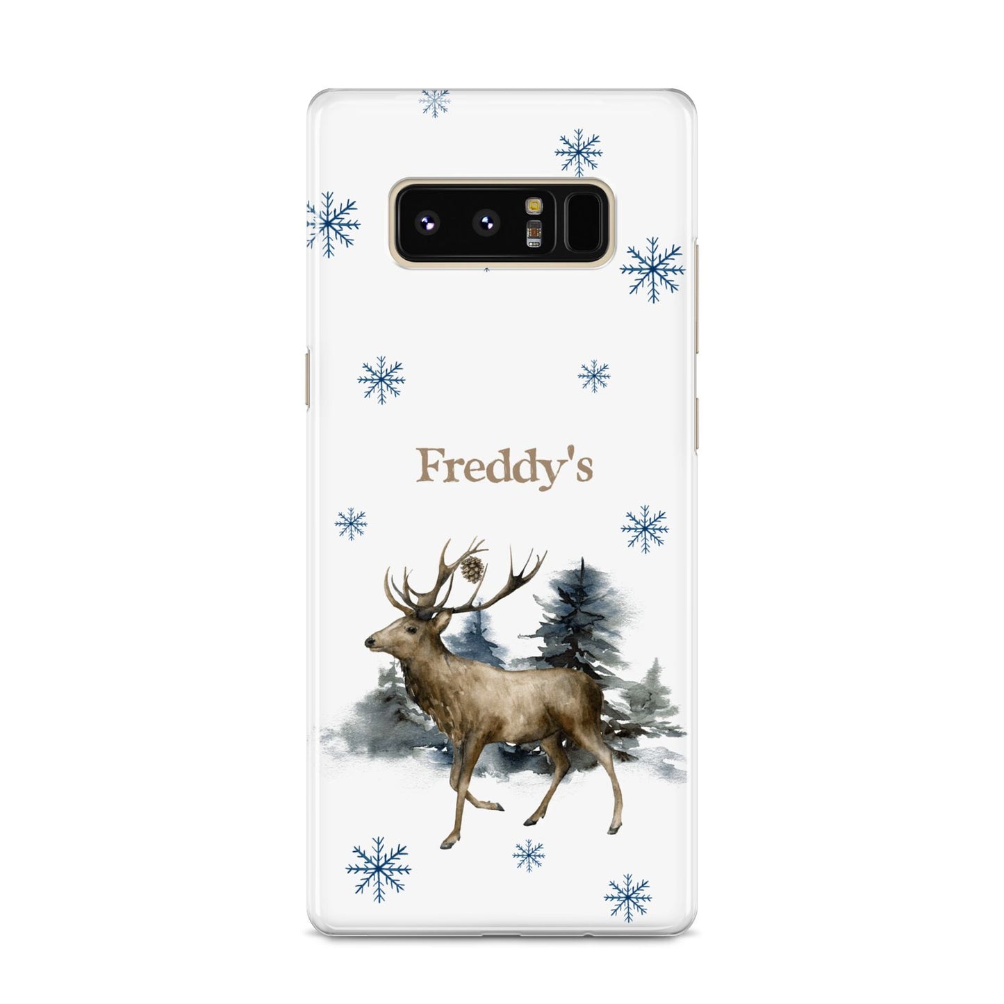 Personalised Name Reindeer Samsung Galaxy S8 Case