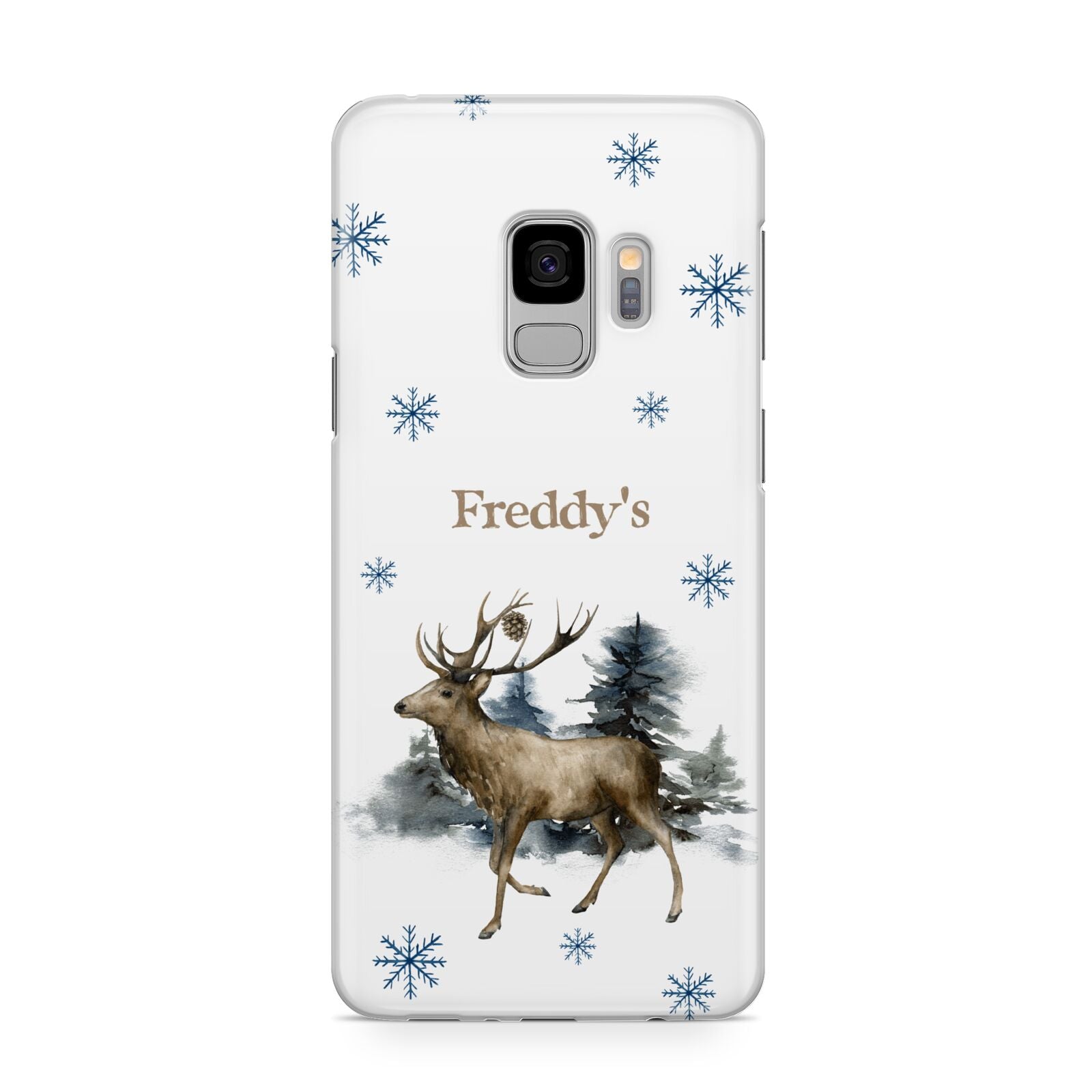 Personalised Name Reindeer Samsung Galaxy S9 Case