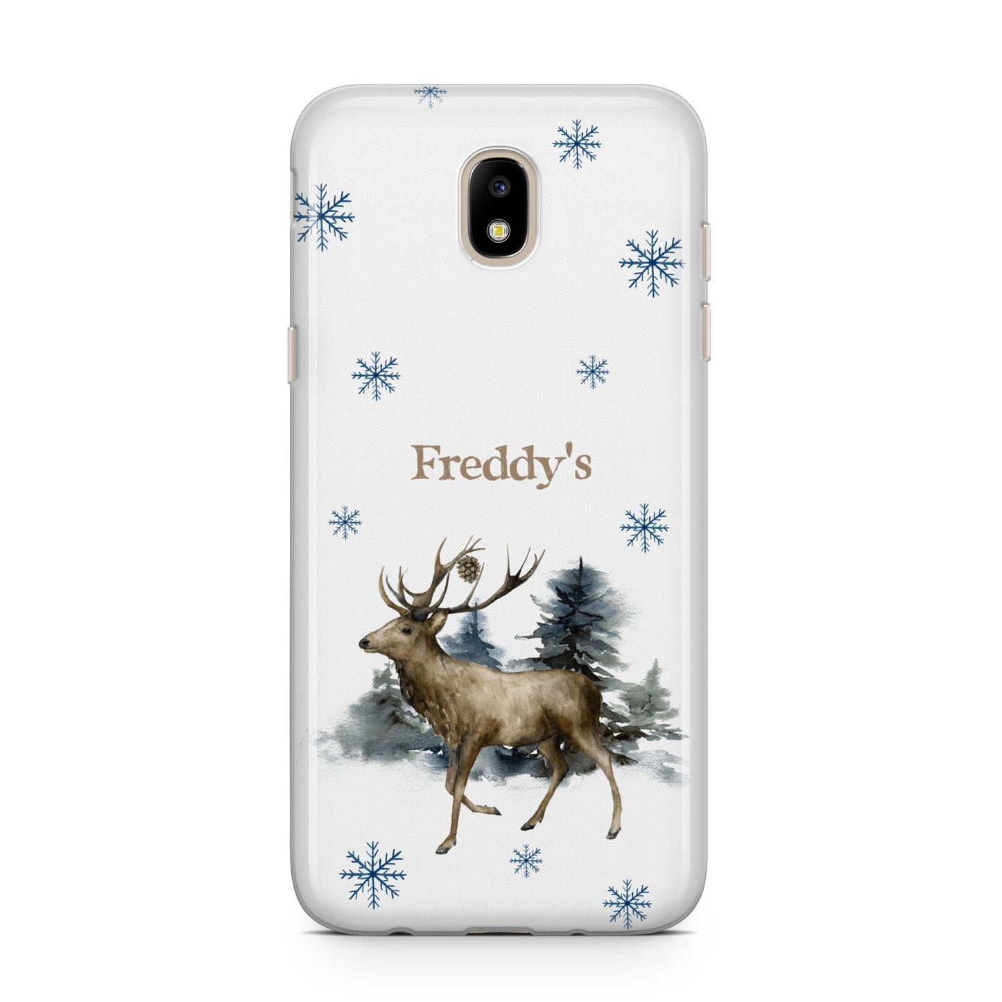 Personalised Name Reindeer Samsung J5 2017 Case