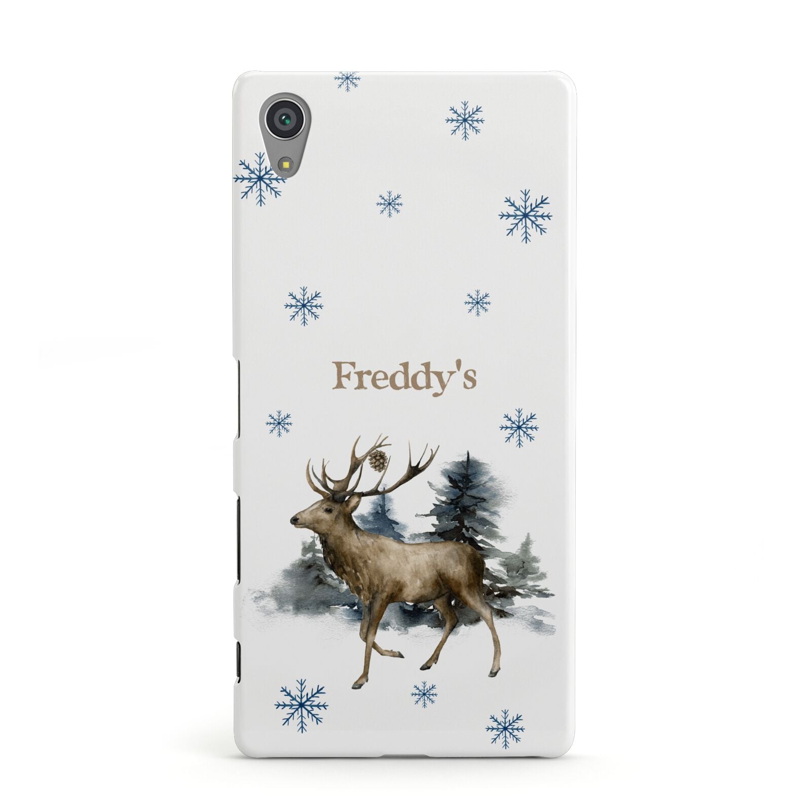 Personalised Name Reindeer Sony Xperia Case