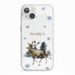 Personalised Name Reindeer iPhone 13 TPU Impact Case with White Edges