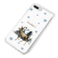 Personalised Name Reindeer iPhone 8 Plus Bumper Case on Silver iPhone Alternative Image